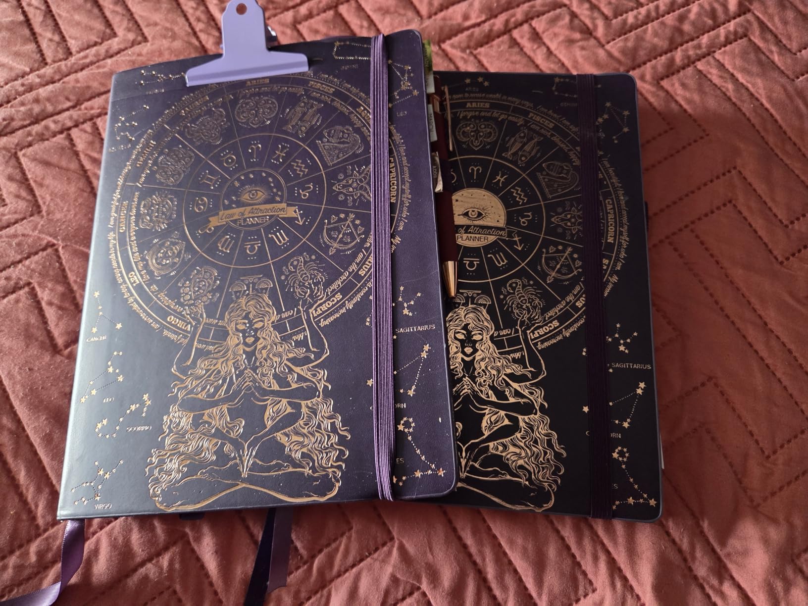 Deluxe 2026 Planner Weekly and Monthly | Law of Attraction Planner with Productivity App | 12-Month for Productivity, Gratitude & Goal Setting | Includes Foldable Vision Board, Gift Box & Stickers customer photo 1