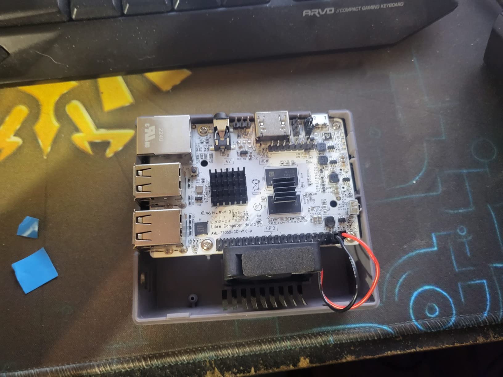 GeeekPi Case for Raspberry Pi 3B+ with Fan, Retro Gaming Nes3Pi Case with Cooling Fan, Pi Heatsinks for Raspberry Pi 2B/3B/3B+ customer photo 2