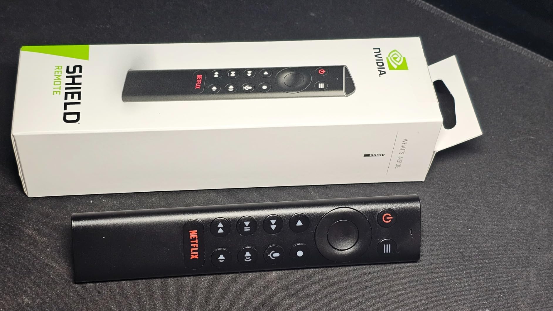 NVIDIA Shield Remote; Voice Search, Motion-Activated, Backlit Buttons, Customizable Menu Buttons, and IR Blaster to Control Your TV customer photo 1