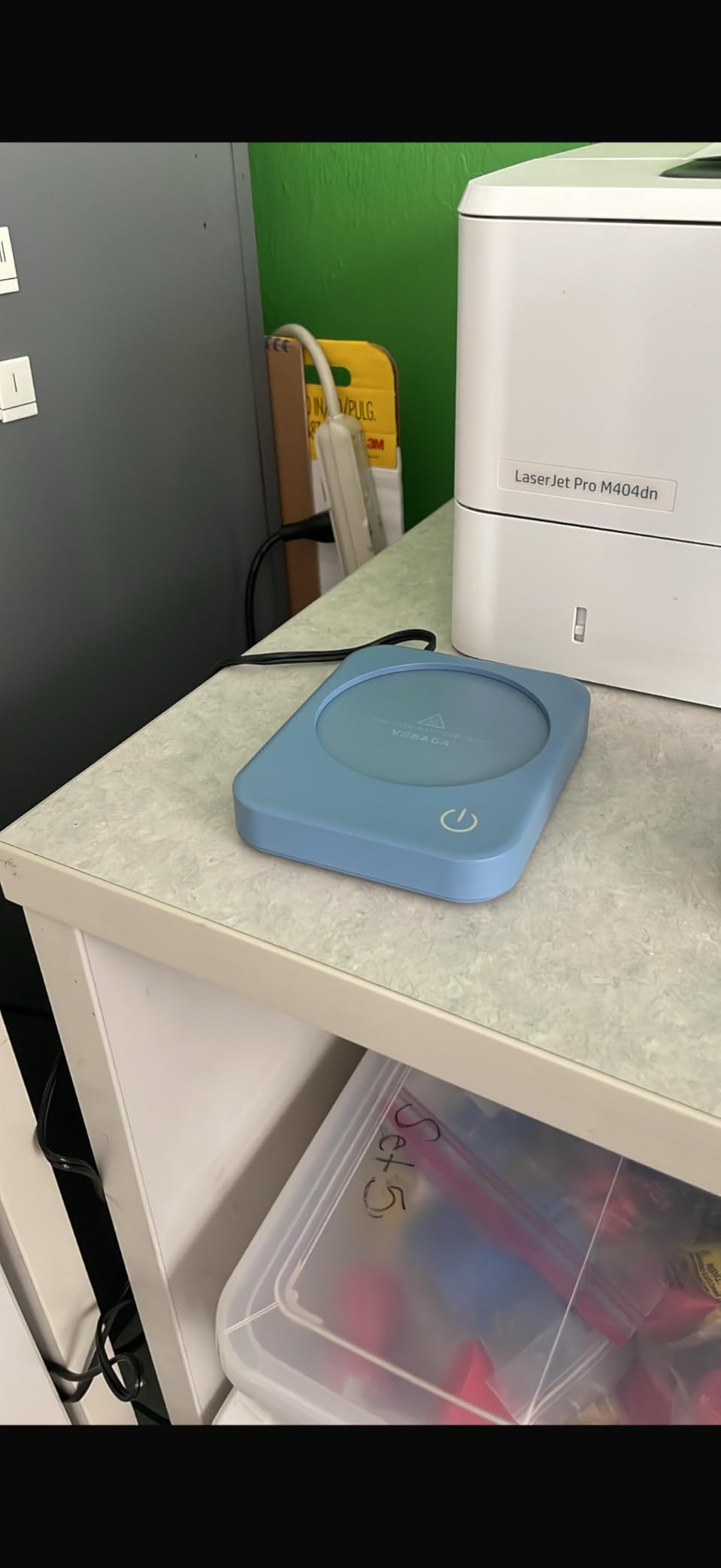 VOBAGA Coffee Mug Warmer for Desk with Auto Shut Off & 3-Temp Settings, Coffee Cup Warmer with Smart Safety Alert Home Office Accessory, Perfect for Coffee, Tea, Milk (Mug for Display) customer photo 2