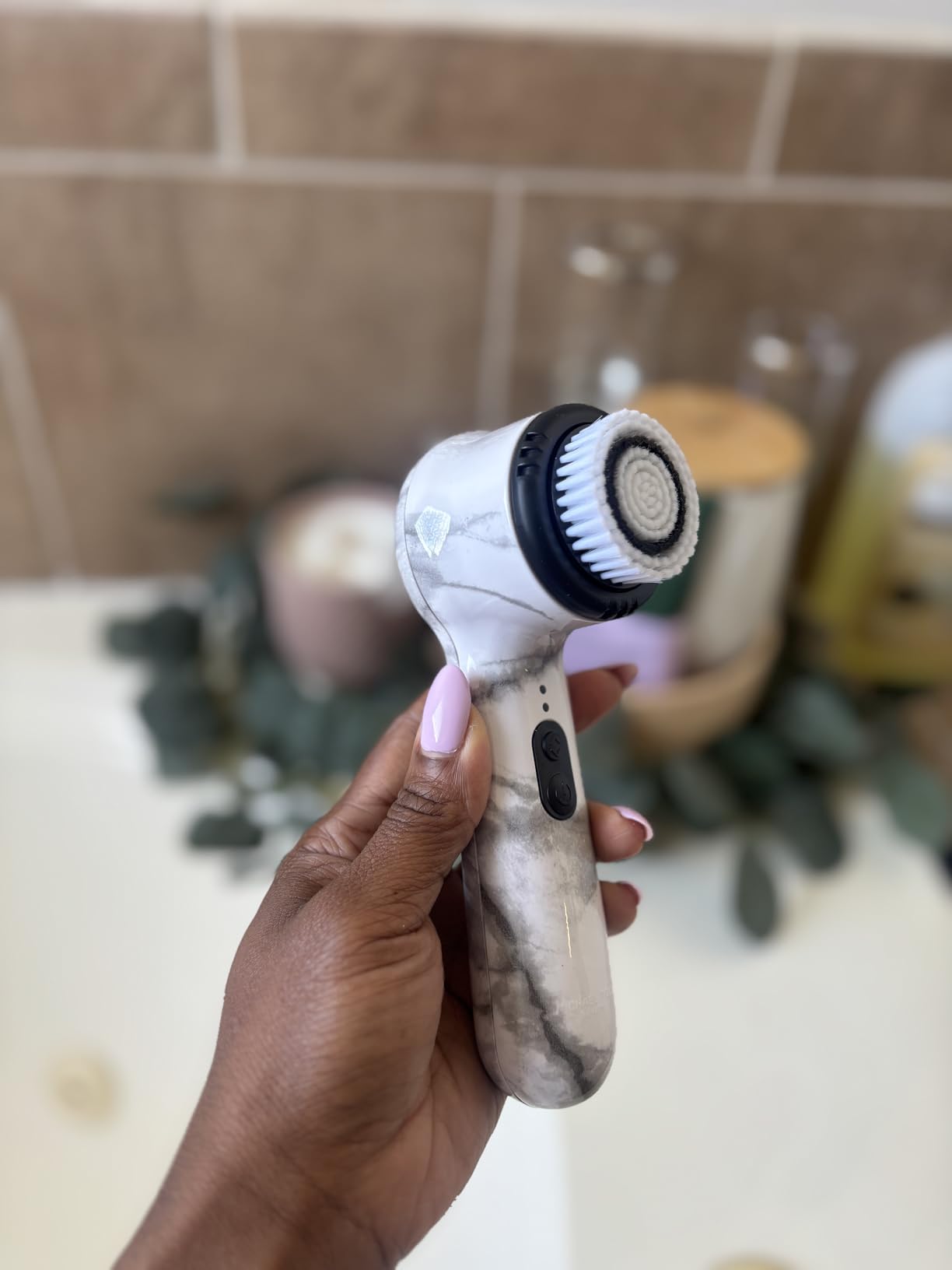 Michael Todd Beauty Soniclear Allure 2024 Best of Beauty Winner Facial Cleansing + Exfoliation Brush System with Antimicrobial Protected Bristles, 4 speeds, Serum Infusion Head + Travel Case customer photo 1