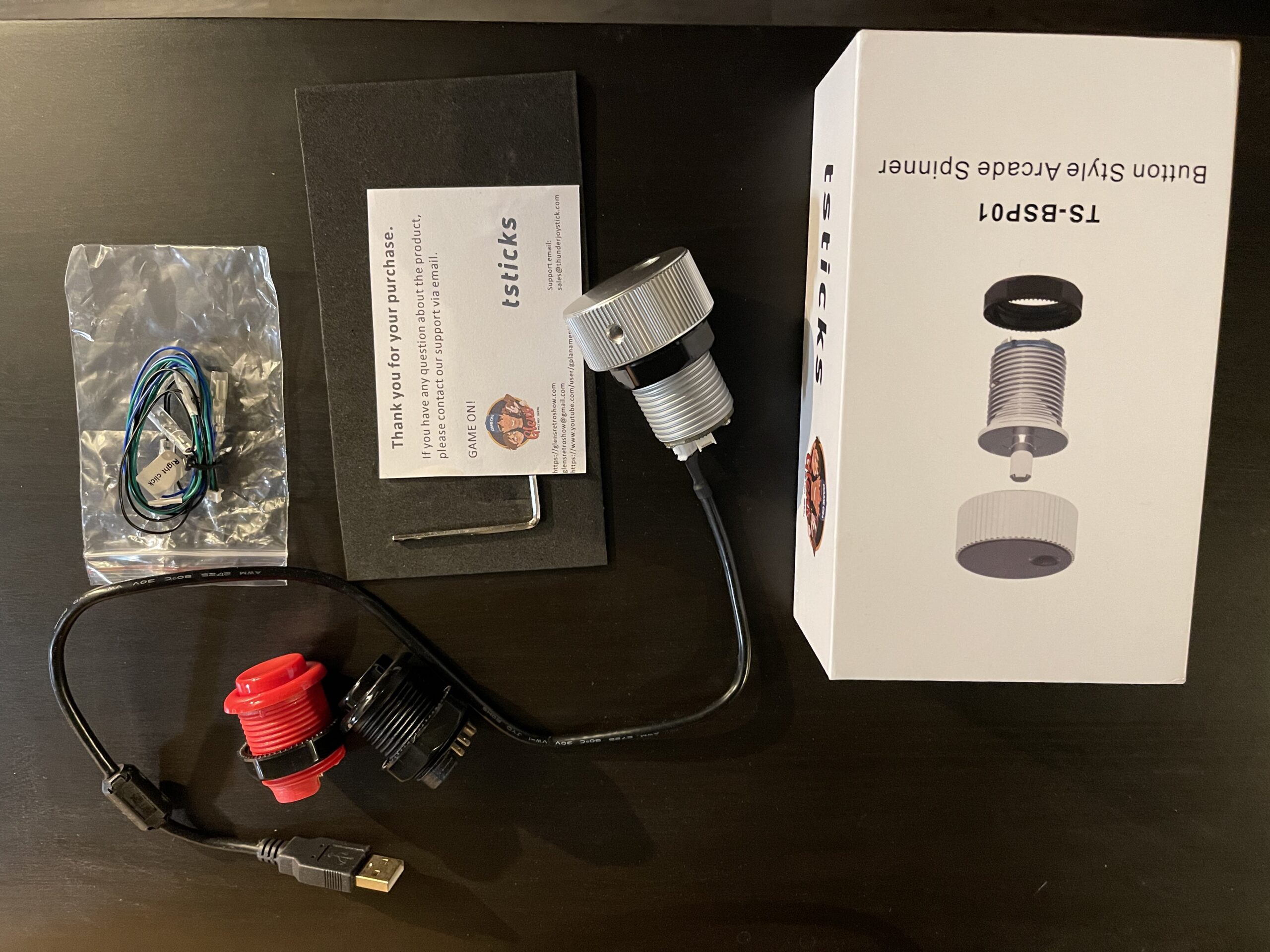 GRS USB Button Hole Spinner customer photo 1