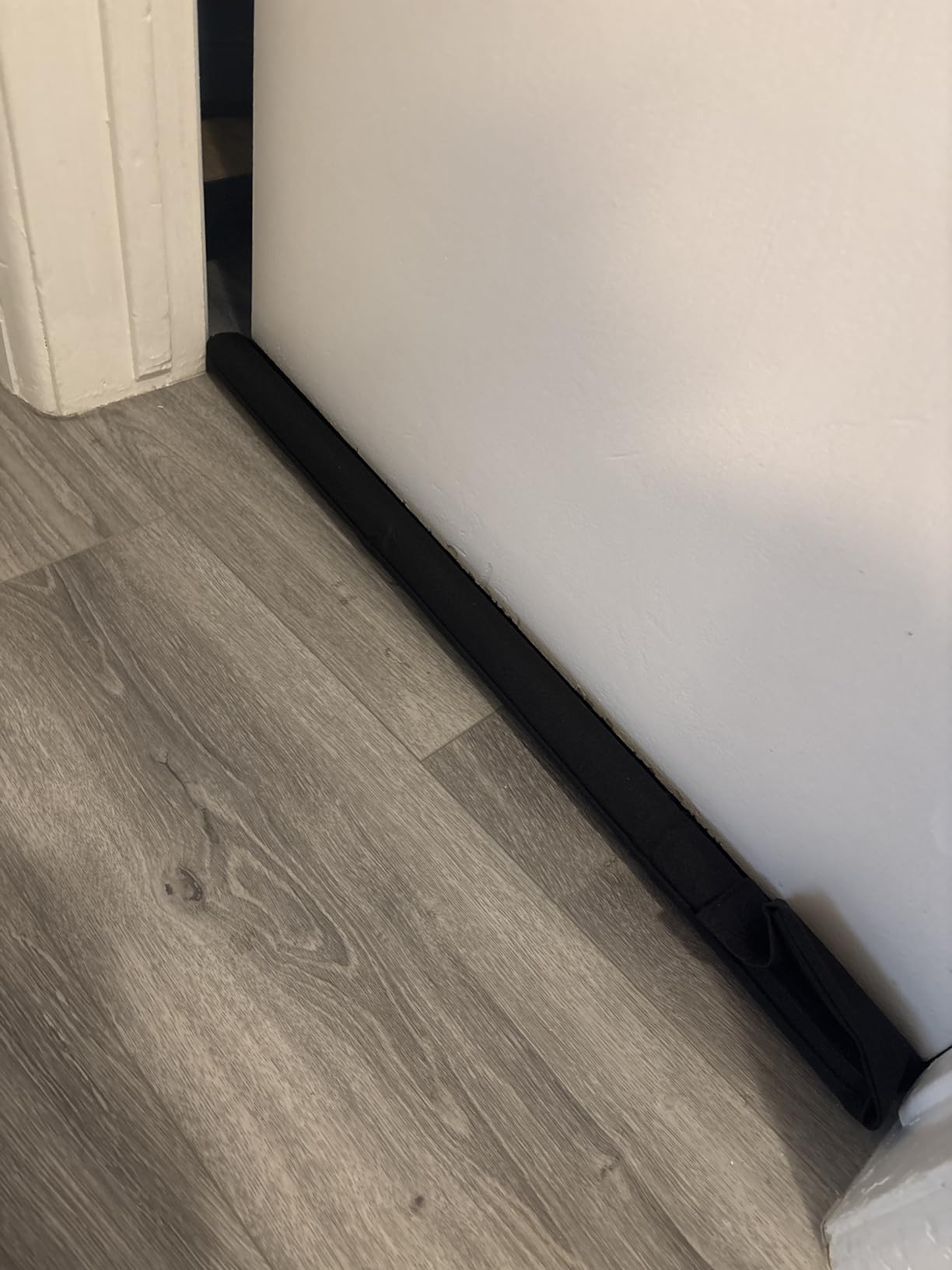 Everlasting Comfort 2 Sided Under Door Draft Stopper for Bottom of Doors - Quick Install, Keeps Heat In & Cold Air Out - Sound Proofing Foam Strip Gap Filler, Noise Blocker for Interior -Fits 30