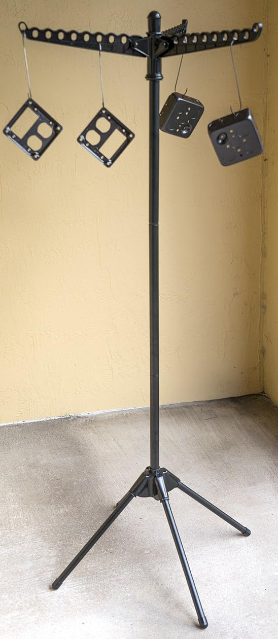 SONGMICS Clothes Drying Rack, 59-Inch Folding Laundry Drying Rack with 3 Rotatable Arms for Hangers, 4 Legs, Stainless Steel, for 27 Pieces of Clothes, White and Silver ULLR510W01 customer photo 1