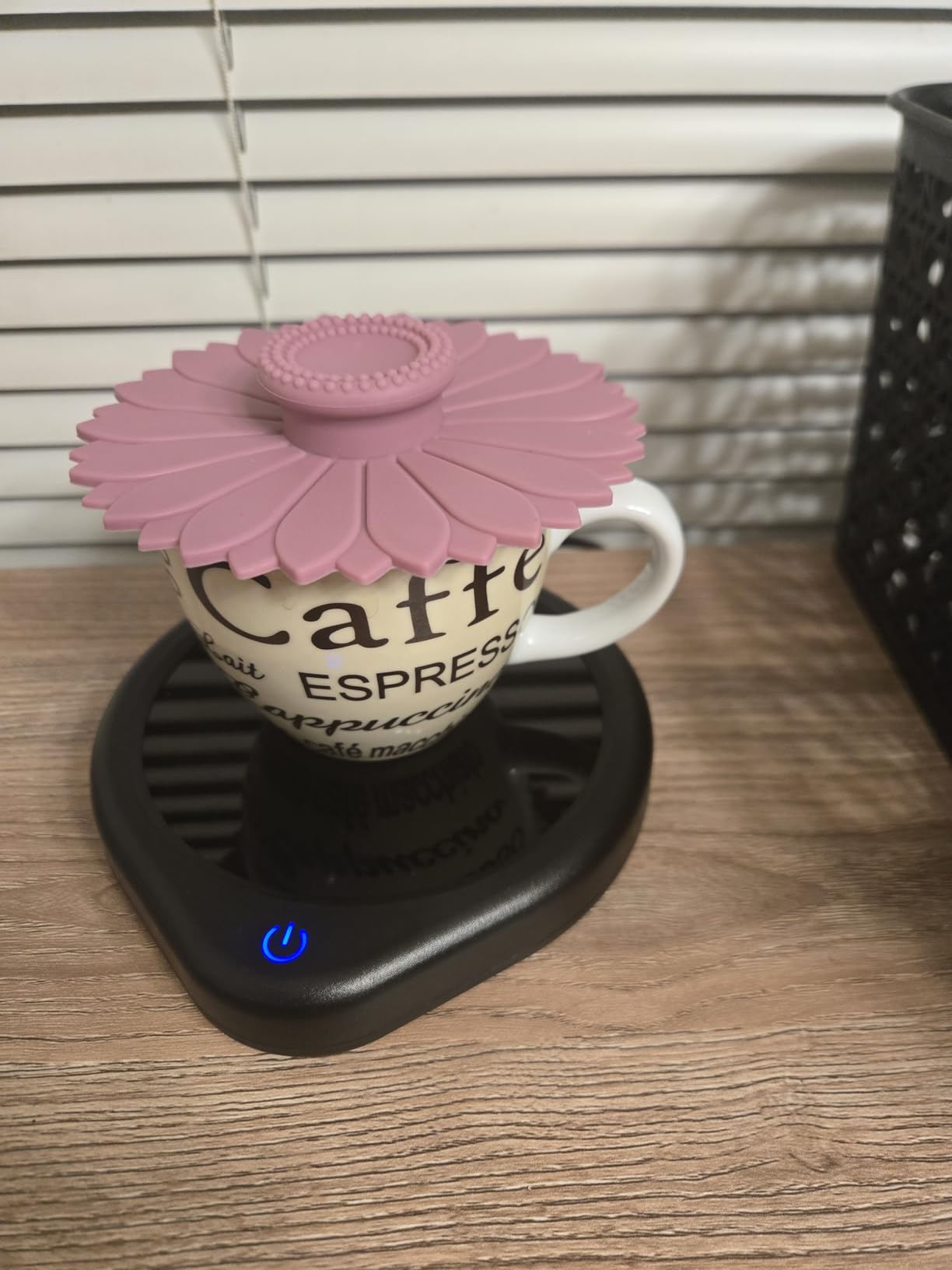 Coffee Mug Warmer, Cup Warmer for Desk with Auto Shut Off Smart Temperature Settings, Electric Beverage Tea Water Milk Heater for All Cups and Mugs, Heating Plate Candle Wax Warmer customer photo 1