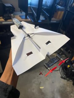 POWERUP 4.0 The Next-Generation Smartphone Controlled Paper Airplane Kit, RC Controlled. Easy to Fly with Autopilot & Gyro Stabilizer. for Hobbyists, Pilots, Tinkerers. customer photo 1