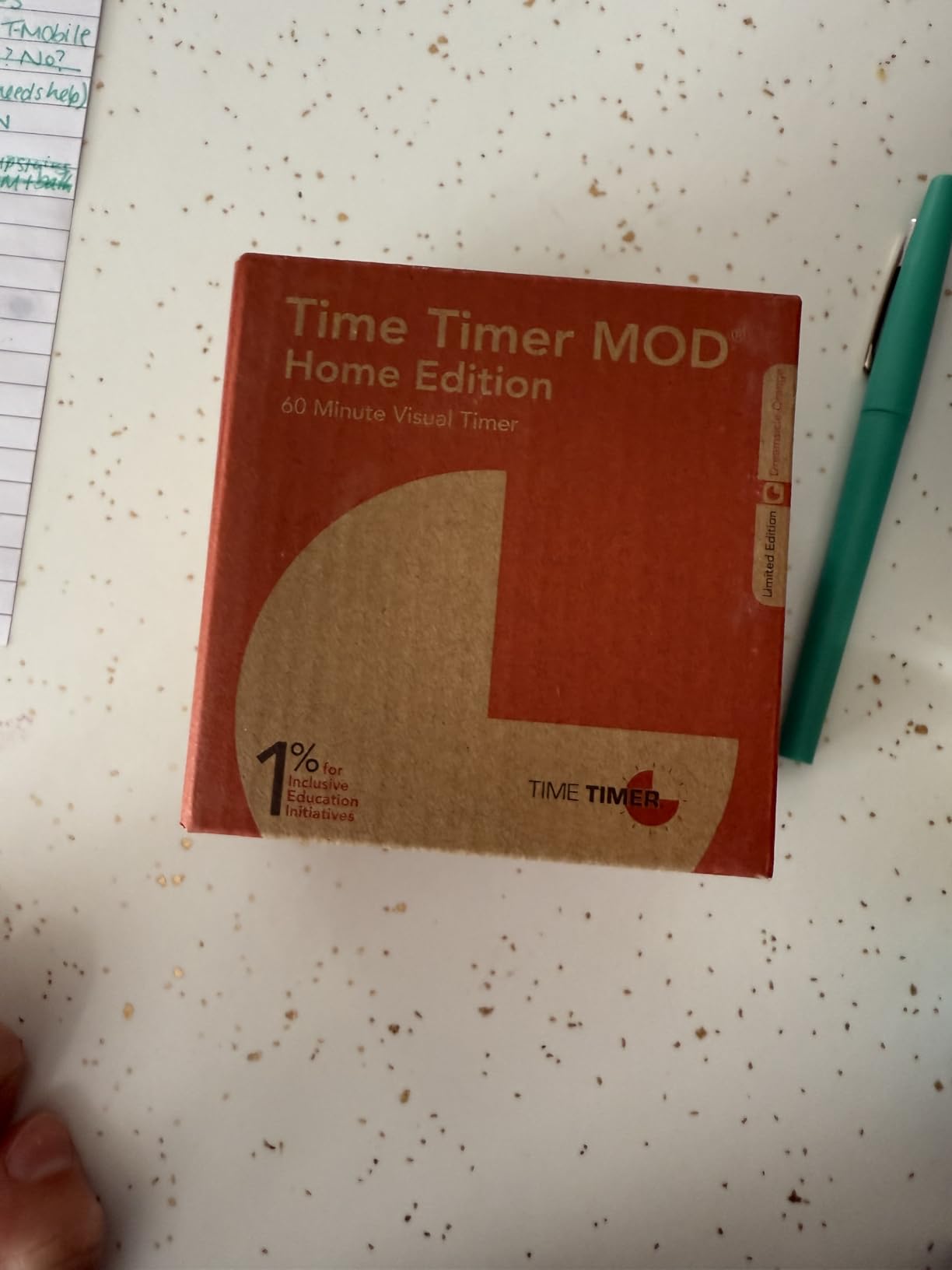 TIME TIMER Home MOD - 60 Minute Kids Visual Timer Home Edition - for Homeschool Supplies Study Tool, Timer for Kids Desk, Office Desk and Meetings with Silent Operation (Lake Day Blue) customer photo 2