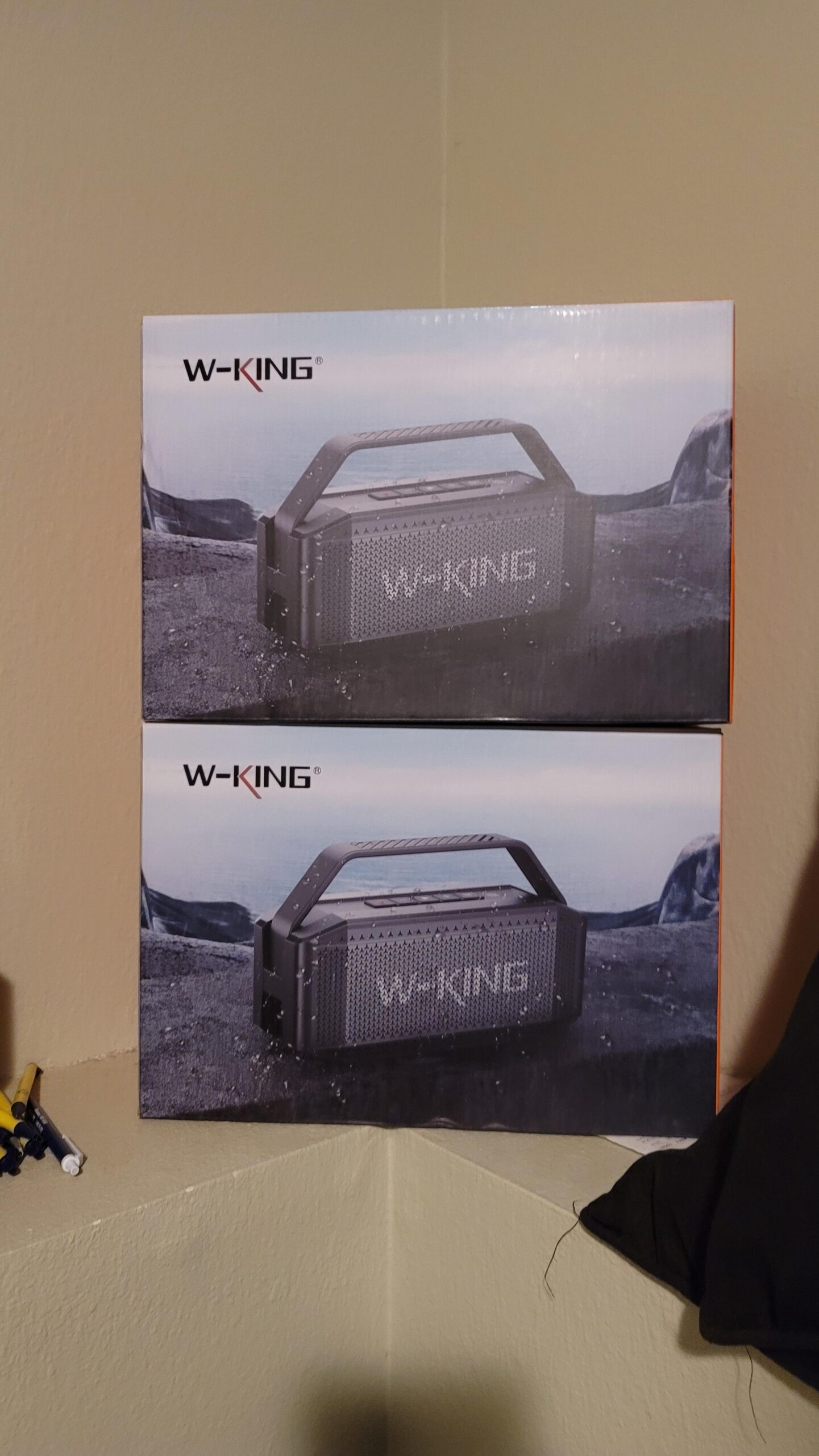 W-KING Loud Bluetooth Speaker, 100W Max IPX6 Portable Outdoor Speakers Bluetooth Wireless/60W Deep Bass Radiator/2 Subwoofer/2 Pairing/40H/TF/AUX/EQ, IPX6 Party Big Large Waterproof Speaker Boombox customer photo 1