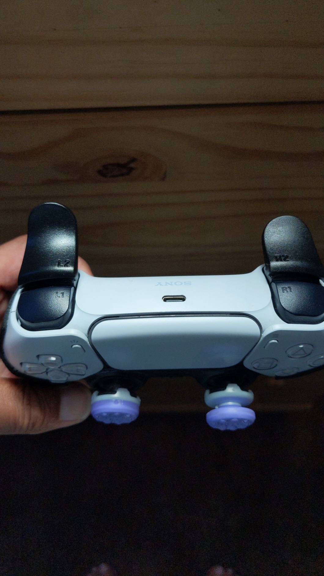 Accessories Kit Bundle for PS5 Compatible with Controller, MENEEA Thumb Grips Sticks Joystick + L2 R2 Trigger Extender+D-pad Button for Playstation 5 Controller, Anti-Slip Replacement Parts customer photo 1