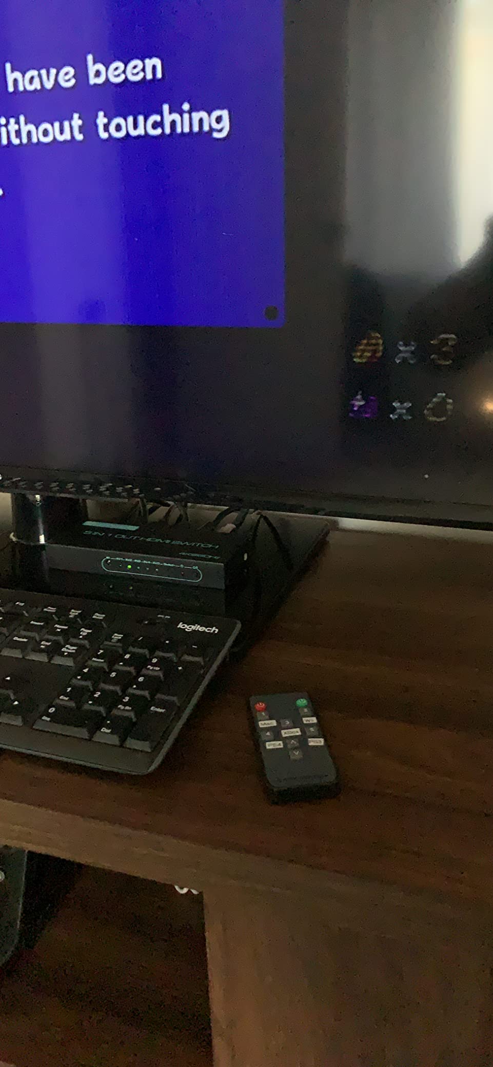 SkycropHD 4K@60Hz HDMI Switch, 5 in 1 Out HDMI 2.0 Switcher with Remote Support Auto Switch, HDR10, Dolby Vision, Dolby Atmos, 18Gbps, CEC customer photo 1