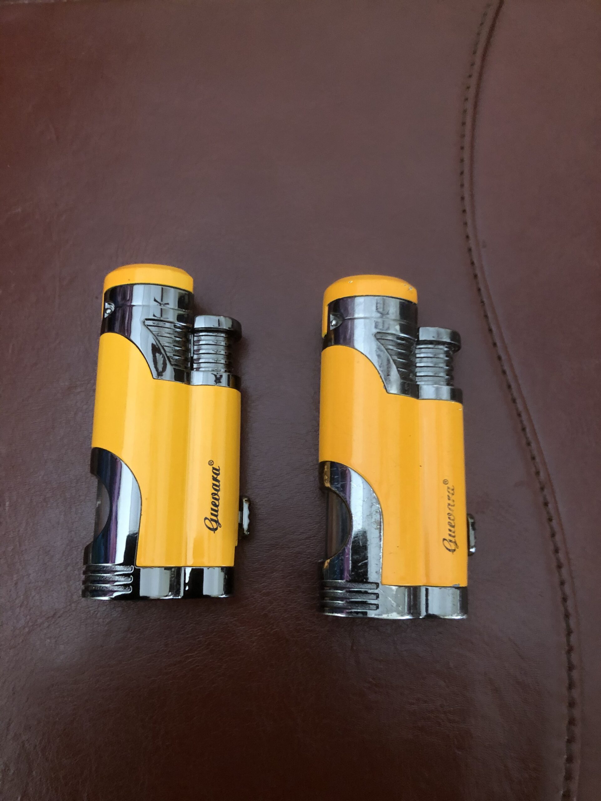 GUEVARA Butane Torch Lighter with Punch Windproof Double Jet Lighters (Grey) customer photo 2