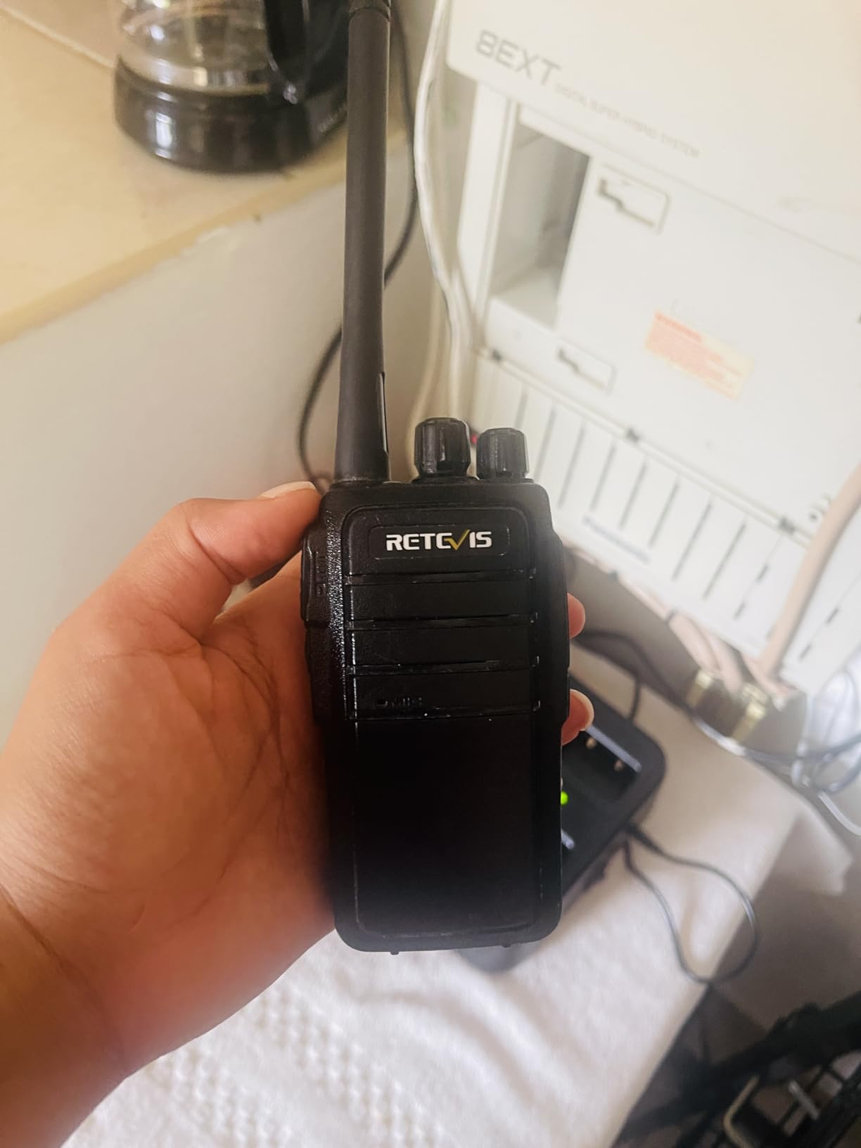 Retevis RT48 Waterproof Walkie Talkies,Heavy Duty Rugged 2 Way Radio,IP67 Dustproof,Waterproof up to 1m/30min,1200mAh Rechargeable Professional Two Way Radio,VOX,SOS,for Construction Business(6Pack) customer photo 1