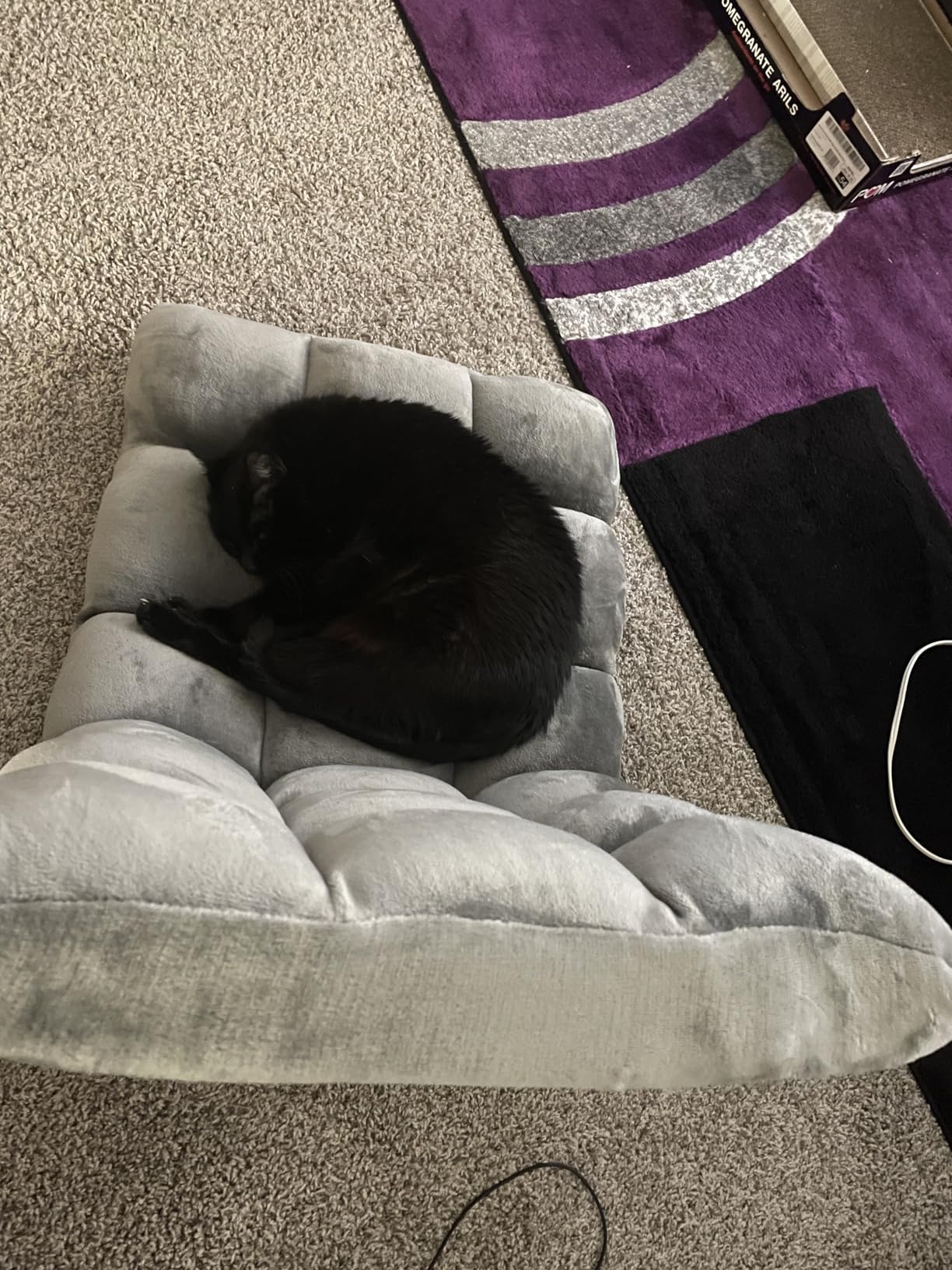 SUPER DEAL 14-Position Folding Floor Chair Gaming Sofa Cushioned Padded Reclining Bed Lounge Couch Seating for Comfy Reading, Reading, Gaming, Relaxing, Watching TV customer photo 1