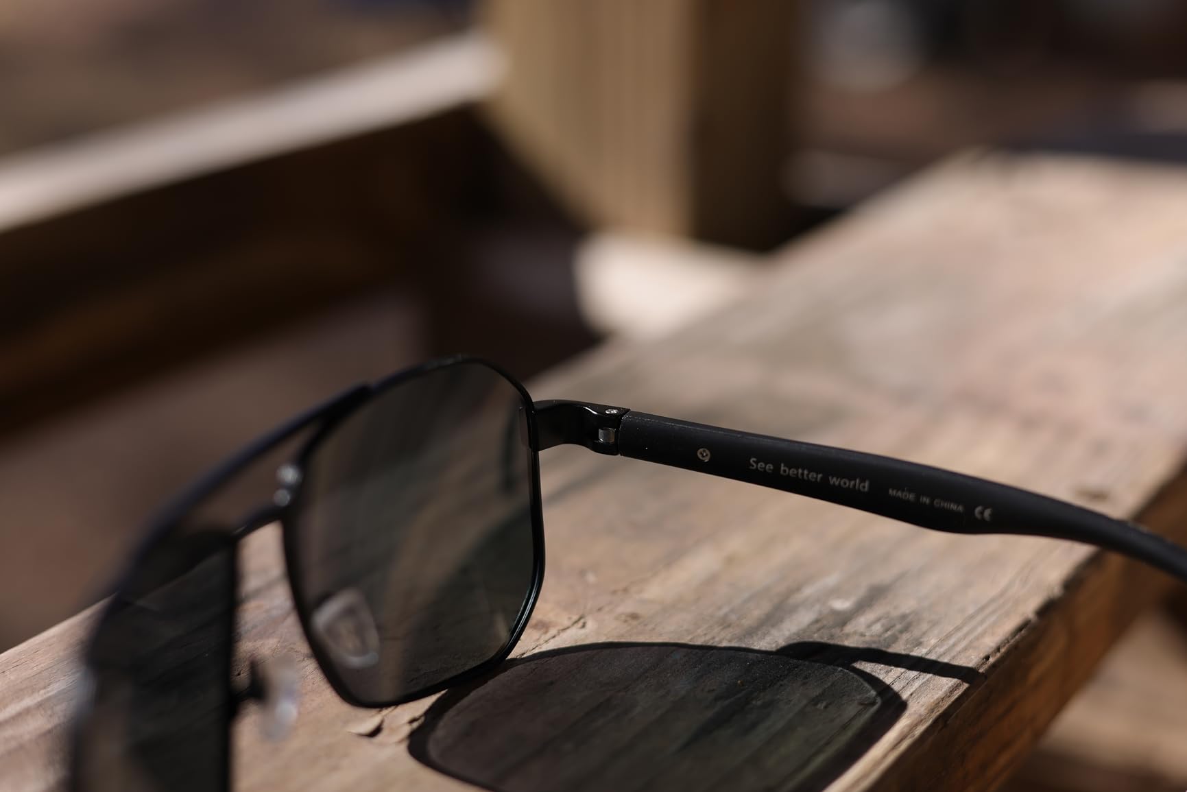 LUENX Aviator Sunglasses for Men Square Polarized Polygon Lens - UV 400 Protection with Accessories 61MM Driving Outdoor customer photo 1