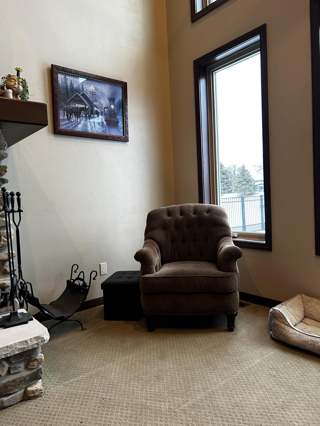 ALASDO Storage Ottoman Footrest Stool Small Ottoman with Storage Foldable Ottomans Foot Rest Footstool Bench for Living Room 17x13x13inches Grey customer photo 1