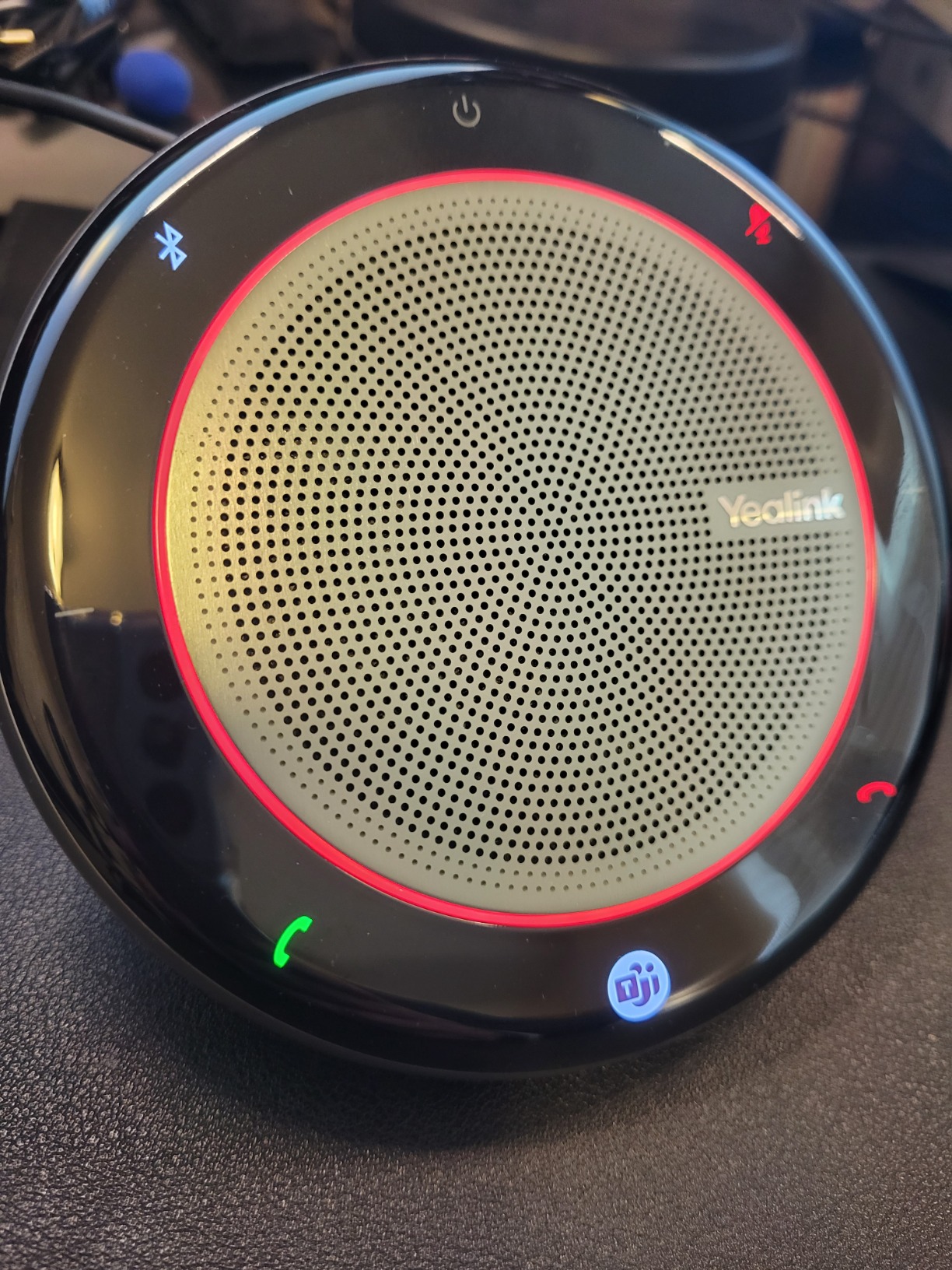 Yealink Bluetooth Speakerphone Conference Microphone Teams Certified CP700 USB Full Duplex Noise Reduction Algorithm Home Office 360° Voice Pickup (Package Without dongle) customer photo 2