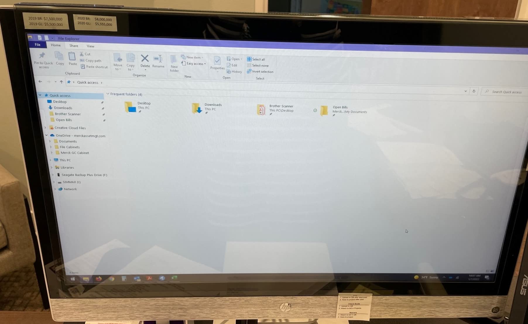 GUMIKE Anti Blue Light Screen Filter for 20 21.5 22 inch, Universal Widescreen Desktop PC Monitor Panel customer photo 1