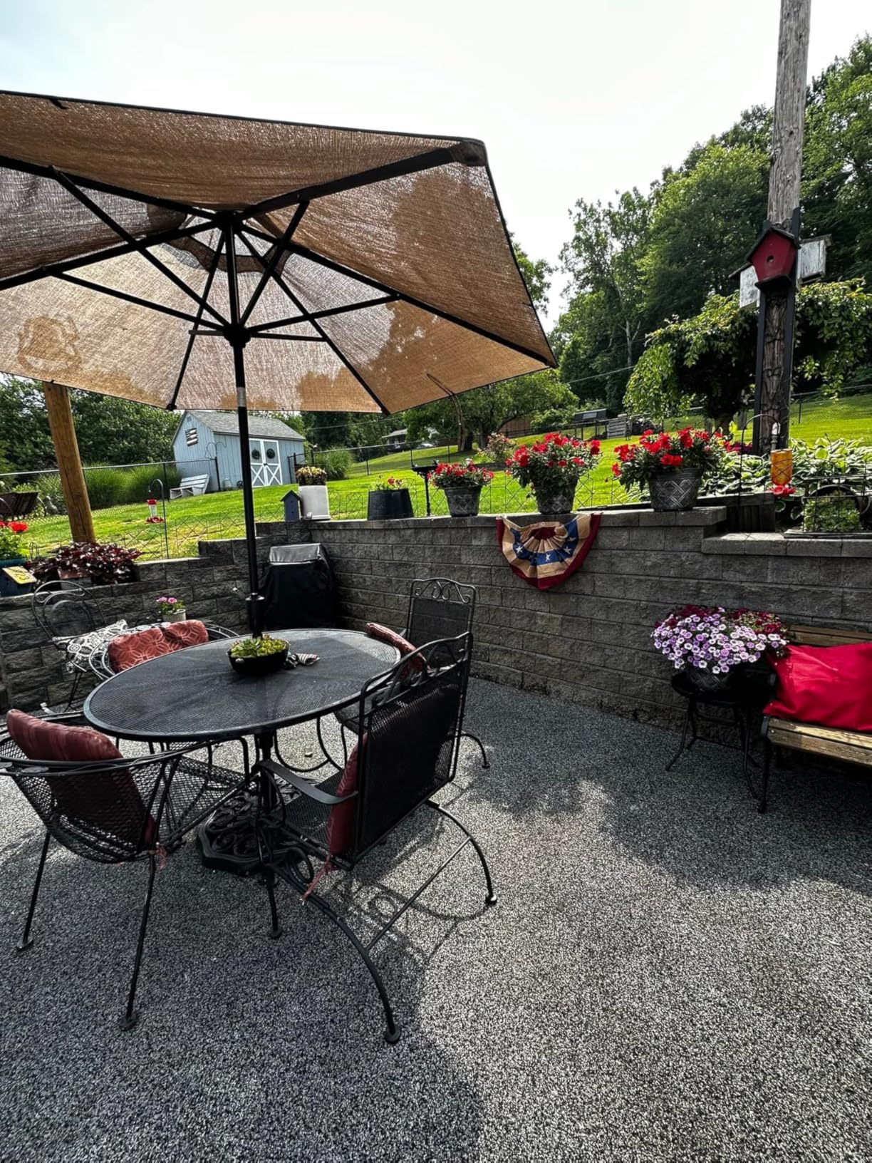 MPC-275 Polyaspartic Floor Coating Kit - 2 Gallon Clear Gloss Polyurea Garage Floor Coating - Thin, Fast-Cure Polyaspartic Top Coat for Concrete, Vinyl Flake, and Countertop Applications customer photo 1