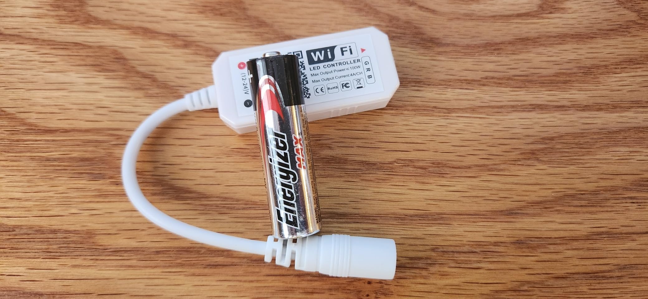 Smart LED WiFi Controller, Updated Wireless 24 Keys RF Remote Control for GRB BGR RGB LED Strip Lights, Compatible with Alexa Google Assistant IFTTT with Free Magic Home App (2 Pack) customer photo 1