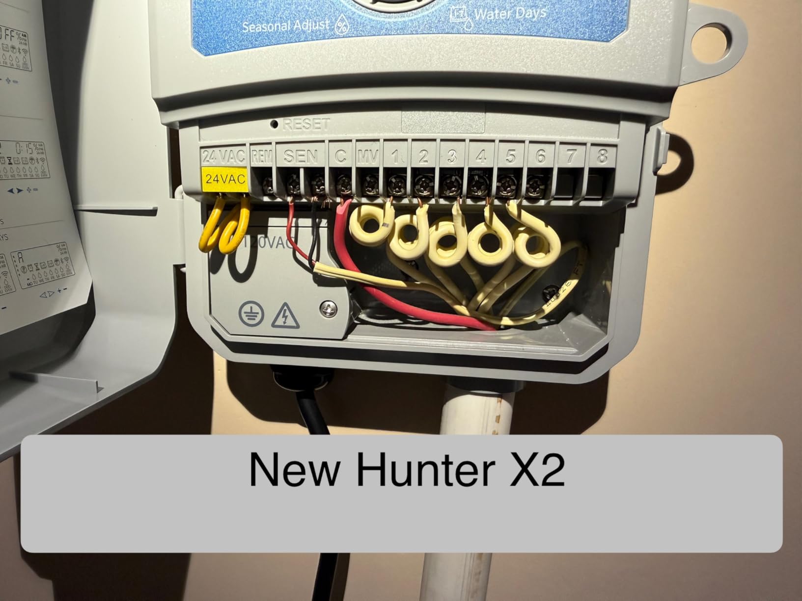 Hunter X2 14-Station Outdoor Sprinkler Controller, Wi-Fi Capable Smart Irrigation System, Hydrawise Compatible, Weather-Based Scheduling for Lawn and Garden customer photo 1