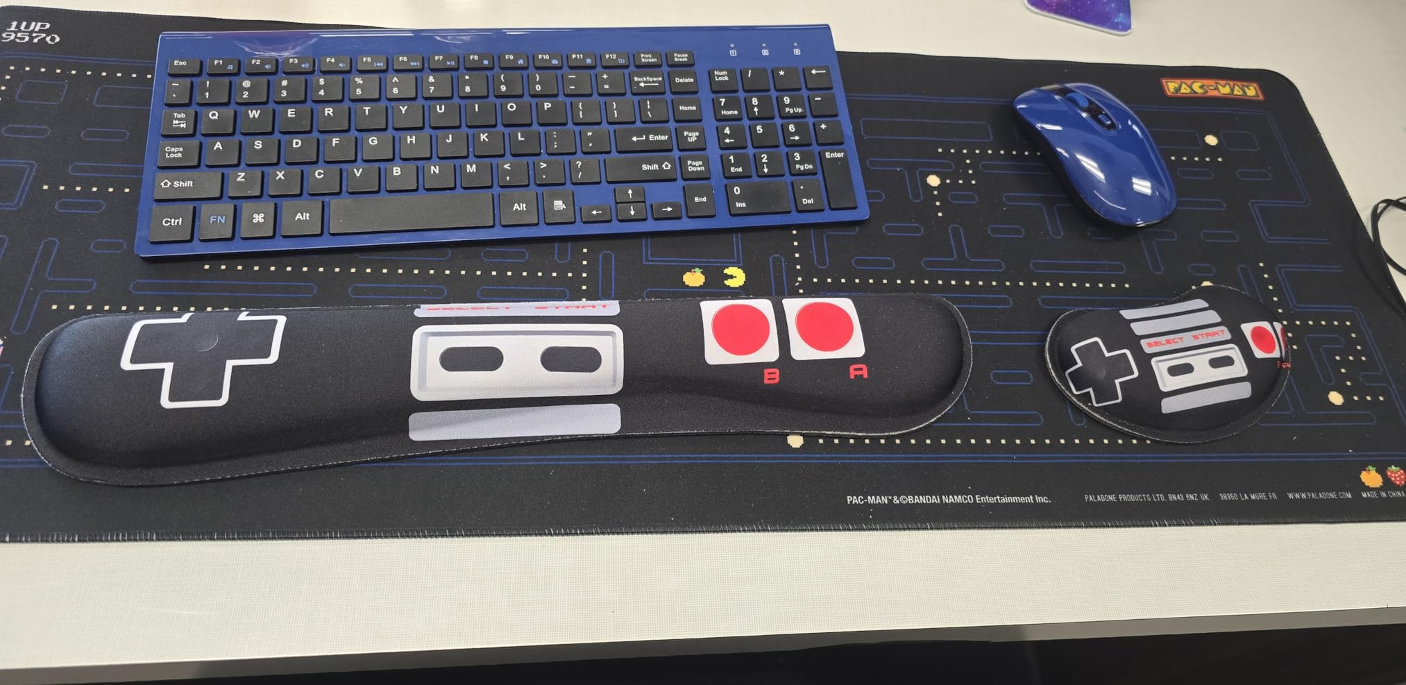 Paladone Retro Pac Man Large Gaming Mouse Pad for Desk Keyboard Mousepad Non-Slip customer photo 1