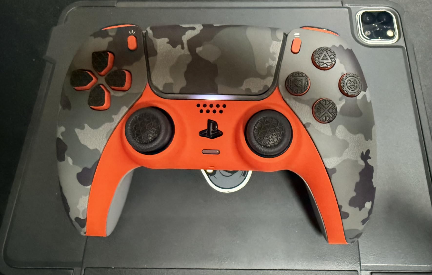 eXtremeRate Replacement D-pad R1 L1 R2 L2 Triggers Share Options Face Buttons, Black Full Set Buttons Compatible with ps5 Controller BDM-030 BDM-040 BDM-050 BDM-060 - Controller NOT Included customer photo 1