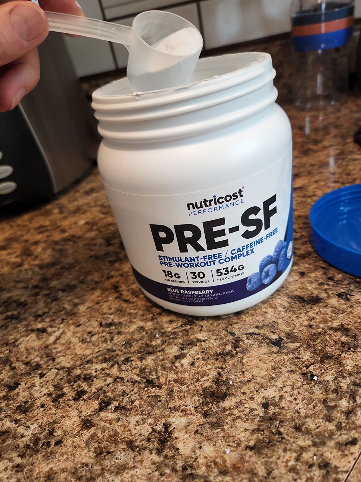 Nutricost Stim-Free Pre-Workout, 30 Servings (Pink Lemonade) - Caffeine Free, Stimulant Free, Non-GMO, Gluten Free customer photo 2