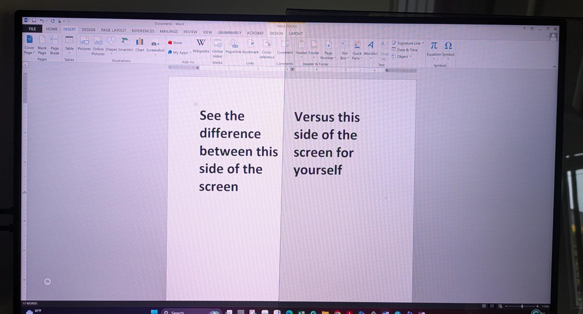 VINTEZ Blue Light Screen Protector for 27 Inch Computer Monitor and Laptop - Anti-UV Blue Light Blocking Film customer photo 1