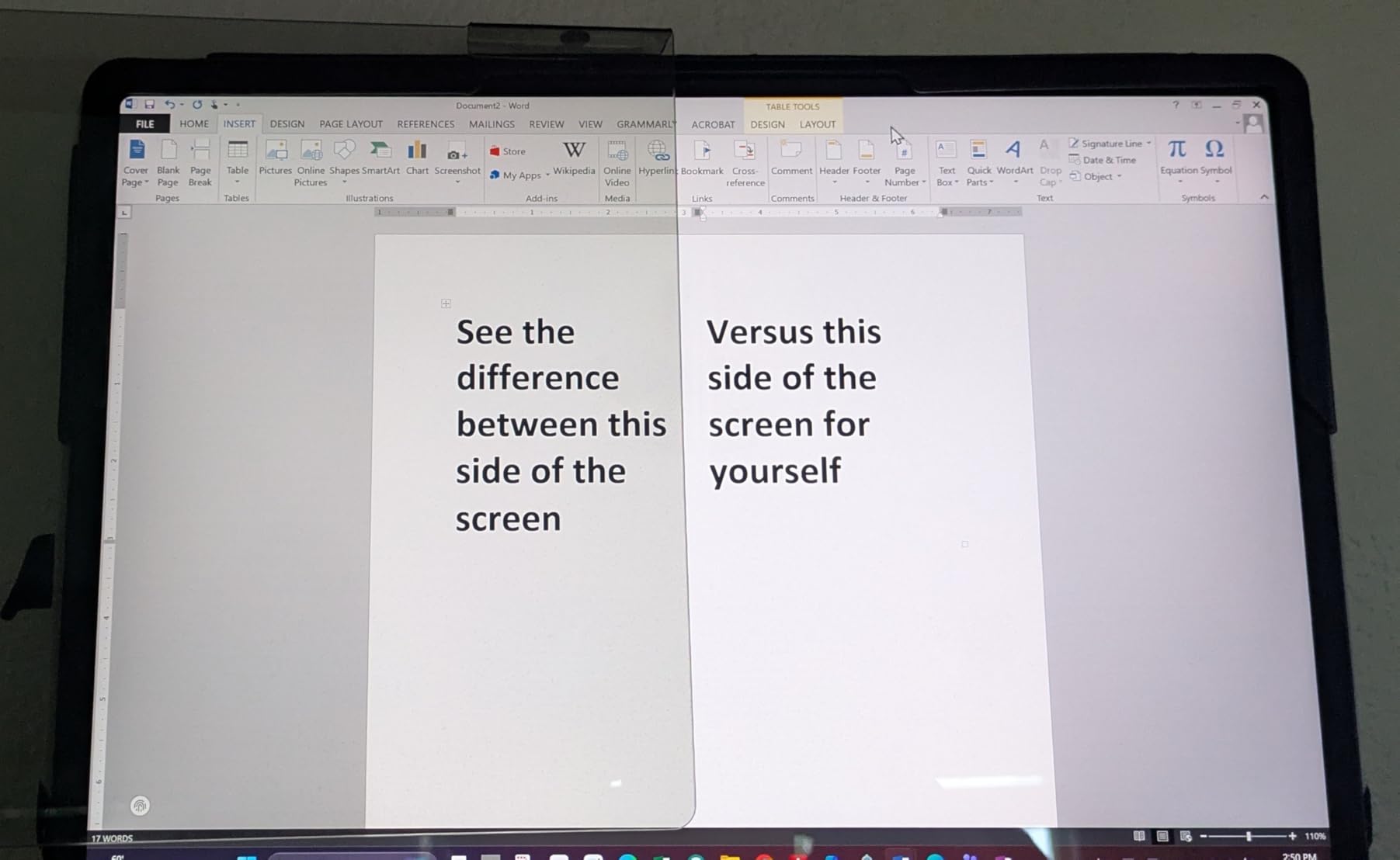 VINTEZ Blue Light Screen Protector for 27 Inch Computer Monitor and Laptop - Anti-UV Blue Light Blocking Film customer photo 2