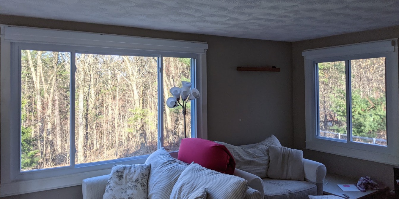 Yoolax Motorized Blinds with Remote, Light Filtering Smart Blinds Work with Alexa Google Home, Automatic Roller Shades for Indoor Windows Living Room, Custom Size (Eco Cocoa) customer photo 1