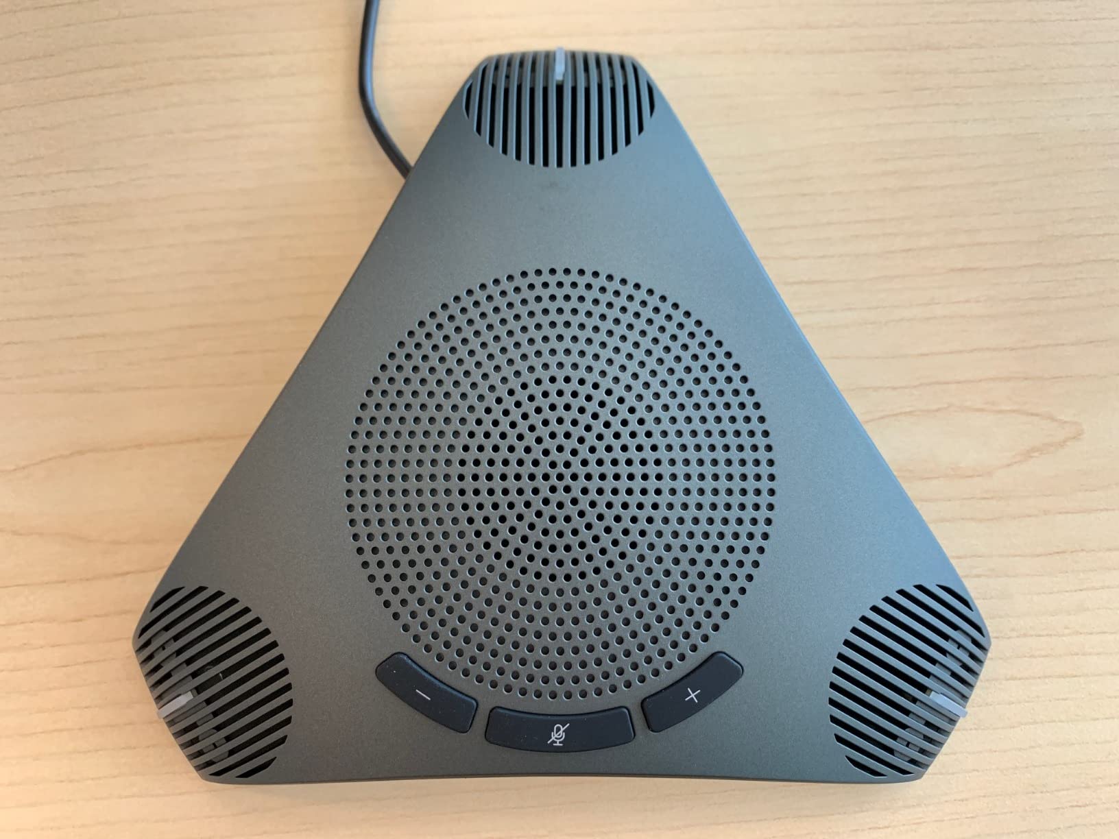 Conference Speaker and Microphone, 360° Omnidirectional USB Speakerphone Microphone with USB Hub, Noise Reduction/Echo Cancellation Computer Microphone for 8-10 People Business Conference, Home Office customer photo 1