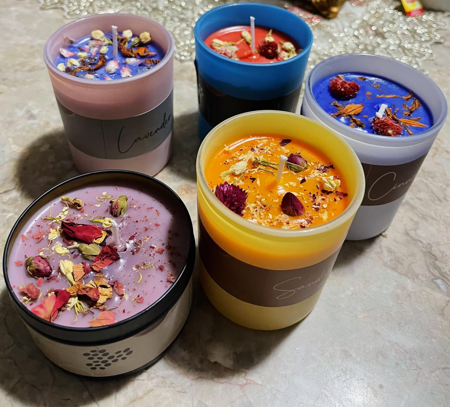 SoftOwl Premium Soy Candle Making Kit - Full Set - Soy Wax, Big 7oz Jars & Tins, 7 Pleasant Scents, Color Dyes & More - Perfect as Home Decorations - DIY Starter Scented Candles Making Kit customer photo 1