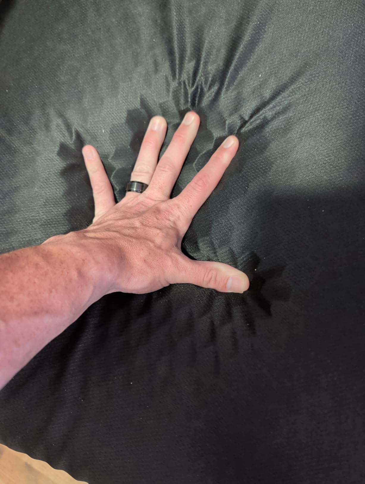 Gel Seat Cushion for Long Sitting (Large & Thick), Soft & Breathable, Gel Cushion for Wheelchair, Gel Chair Cushion for Hip Pain, Gel Seat Cushion for Office Chair (Black Cover) customer photo 2