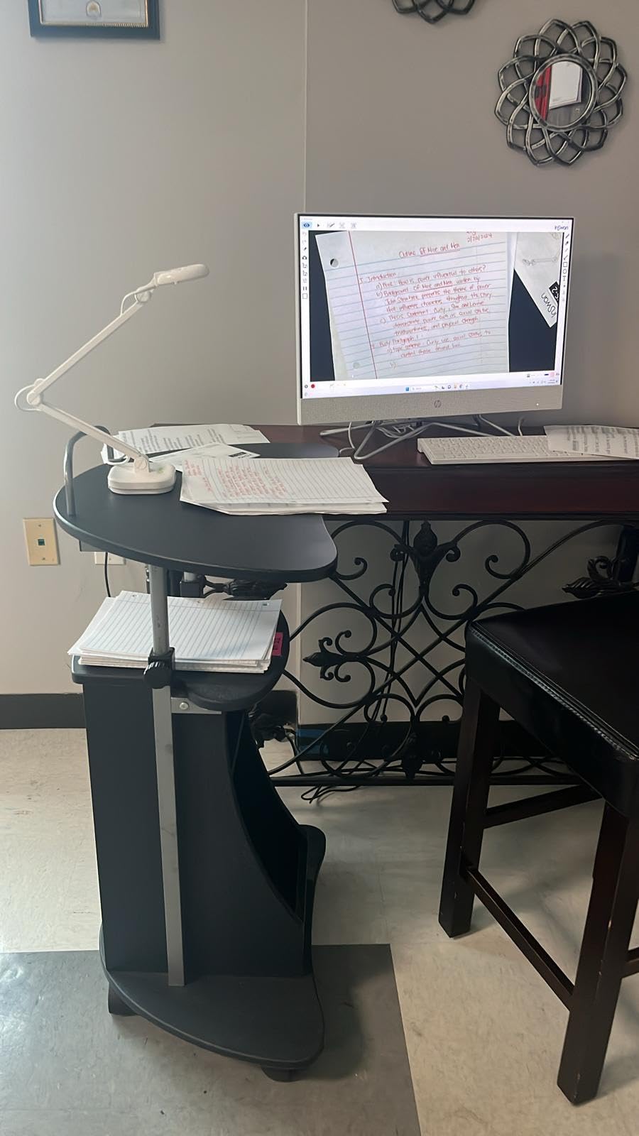 INSWAN INS-2 4K USB Document Camera - 13MP, Dual Auto-Focus, LED Light and Microphone, Plug & Play, Mac, Windows, iPad, Chromebook, A3 Capture - Ideal for Teachers and Classrooms customer photo 2