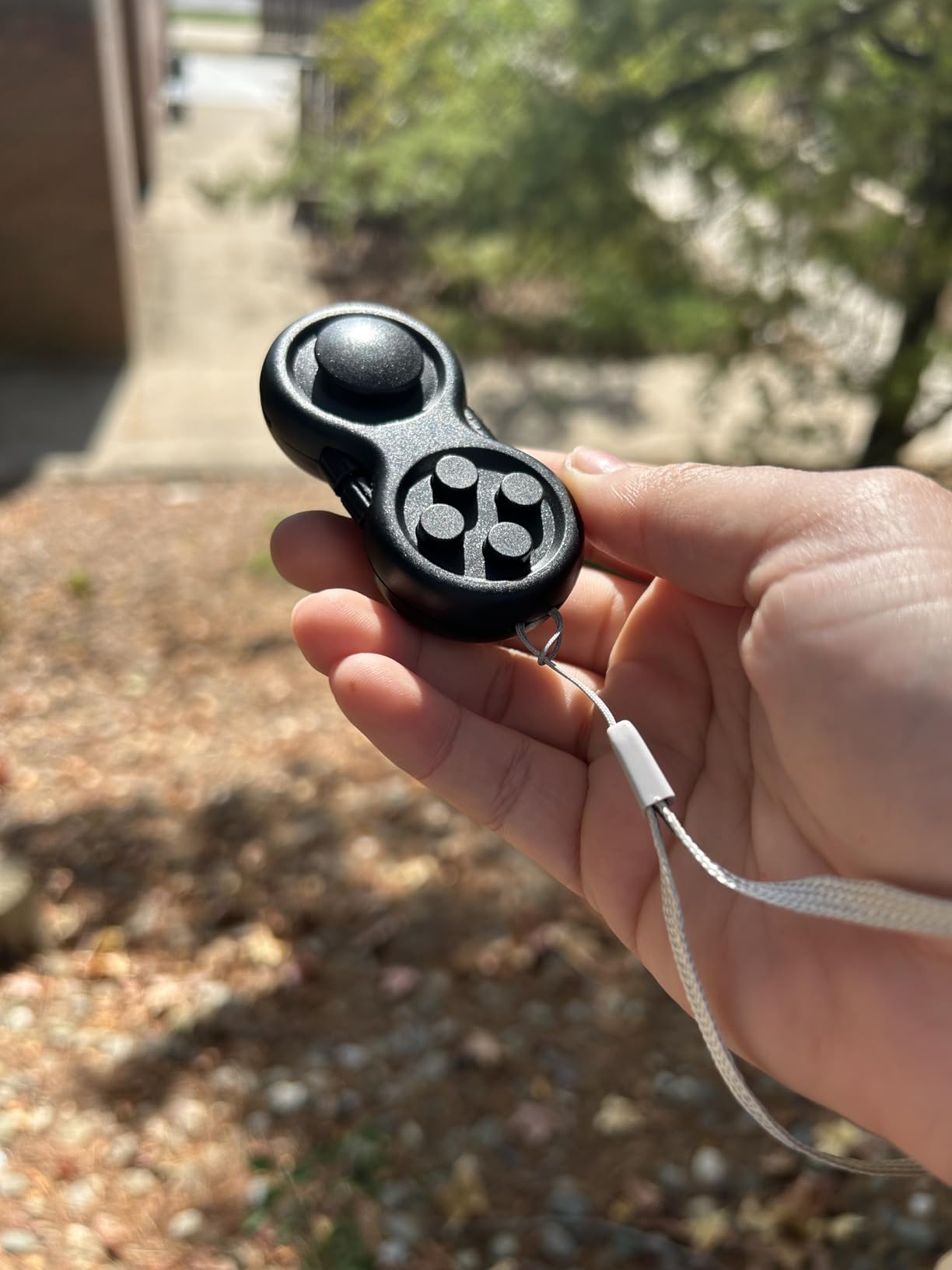 WTYCD Original Fidget Toy Game, Rubberized Classical Controller Fidget Concentration Toy with 8-Fidget Functions and Lanyard - Excellent for Relieving Stress and Anxiety customer photo 2