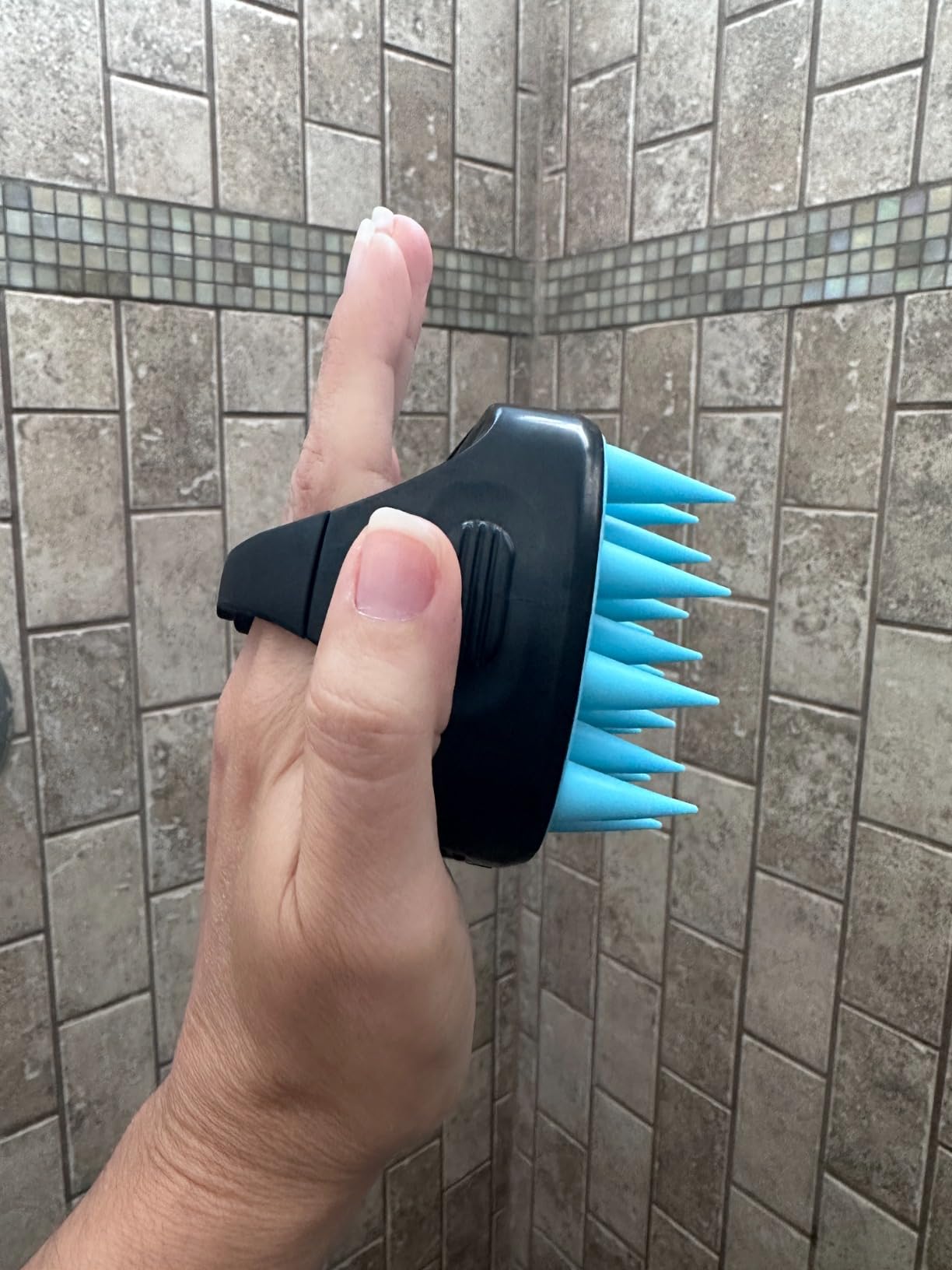 Cbiumpro 2-Pack Scalp Massager Shampoo Brush, Ultra Soft Silicone Scalp Scrubber Exfoliator Brush for Hair Growth & Dandruff Removal - 100% Fit All Hair Types customer photo 1