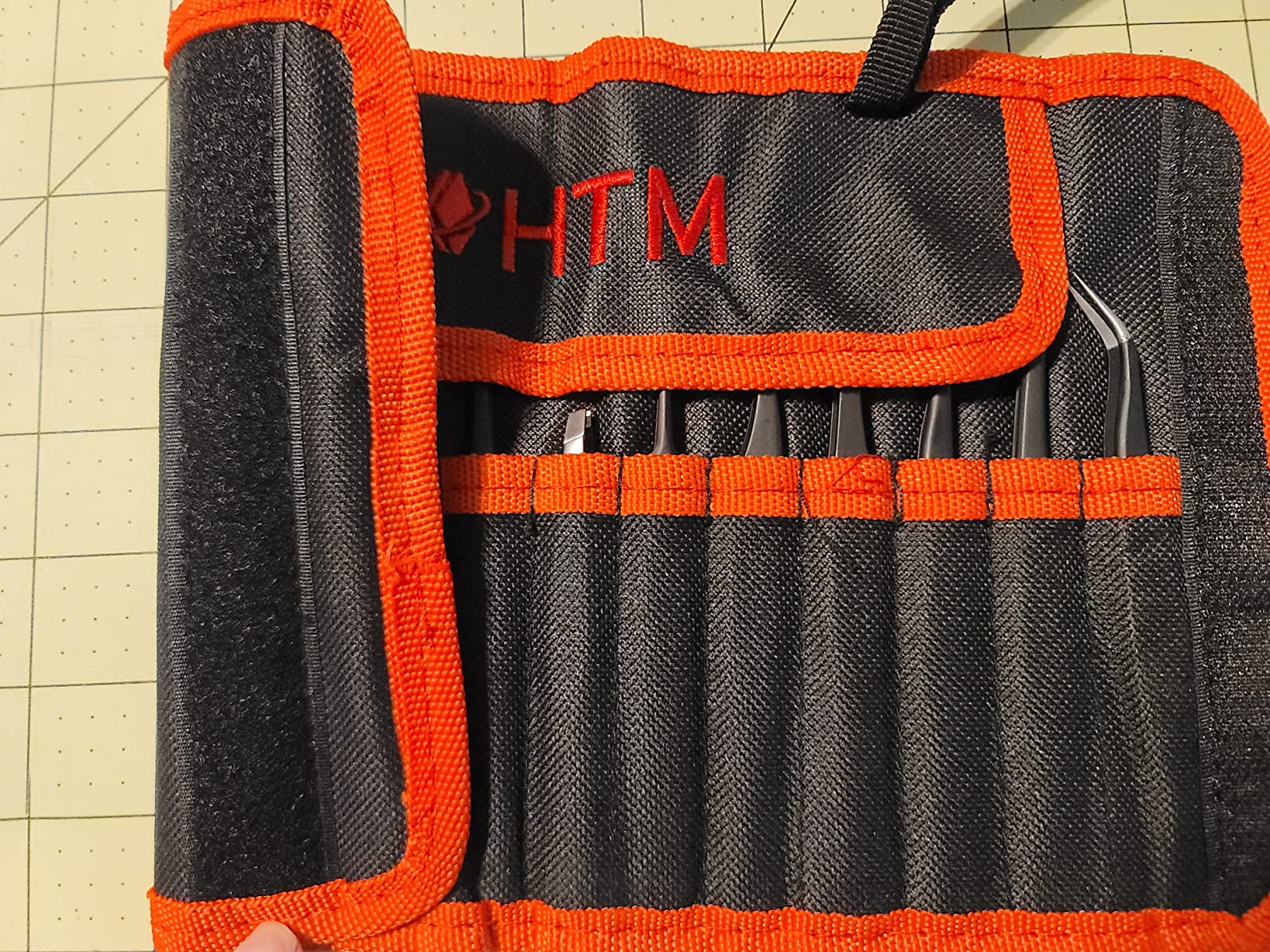 HengTianMei Precision Tweezers Set, ESD Anti-Static Stainless Steel Tweezers Set for Craft, Jewelry, Electronics, Laboratory Work (14 PCS) customer photo 1