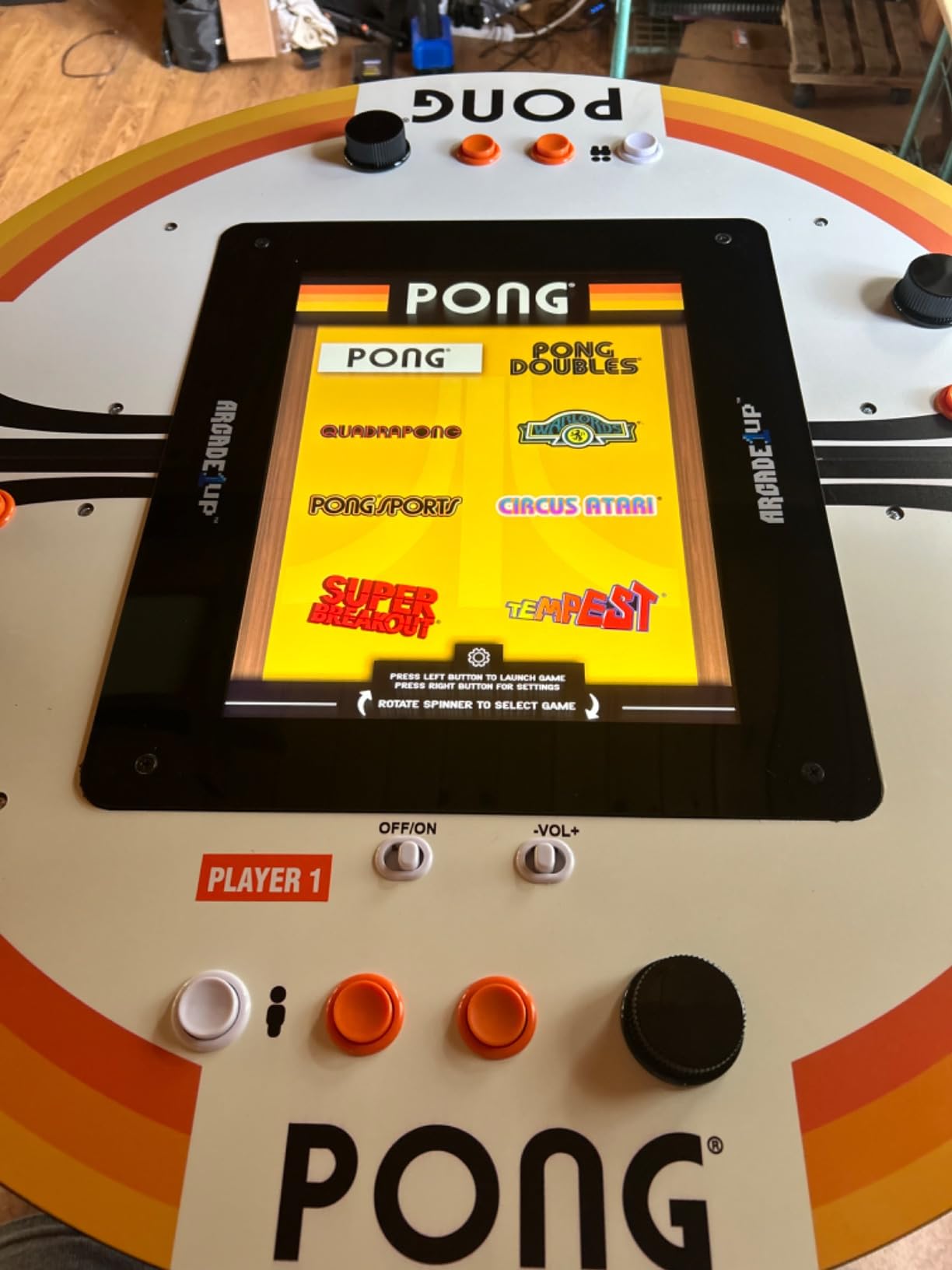 Arcade 1Up Arcade1Up Pong 4 Player Pub Table - Electronic Games customer photo 2