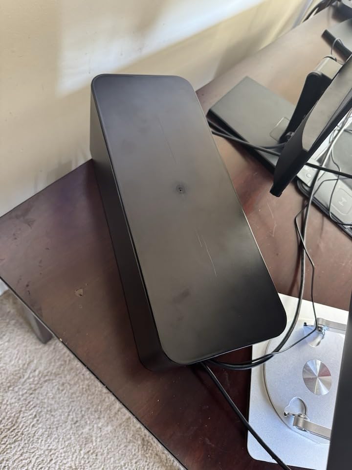 Cable Management Box, Large Cord Organizer Box to Hide Power Strip & Under Desk,TV Computer Wires Cable Organizer Hider Box with Cable Clips&Reusable Cable Ties for Home/Office(Black) customer photo 2