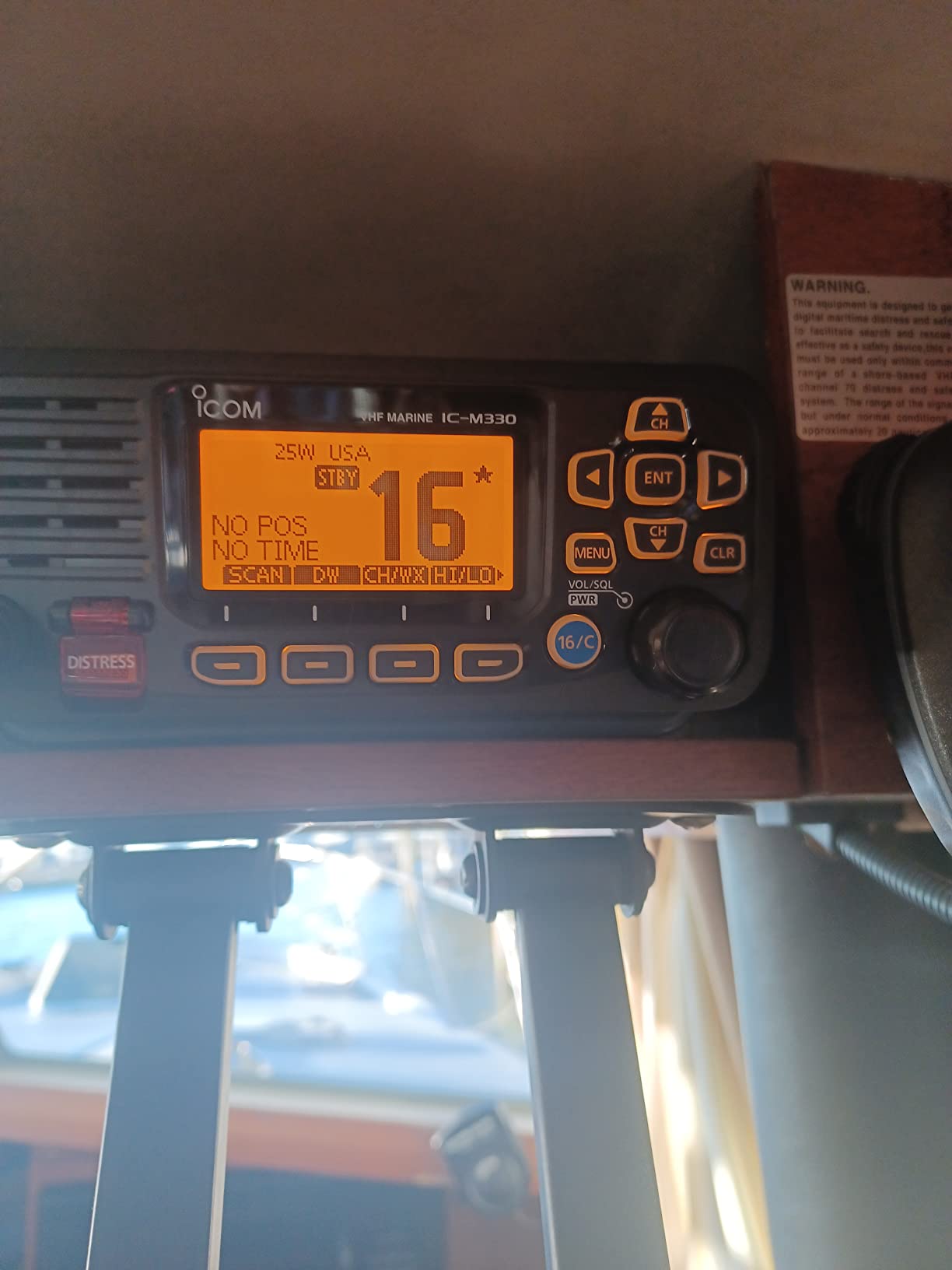 Icom IC-M330 Ultra Compact VHF Marine Transceiver Without GPS - Black customer photo 2