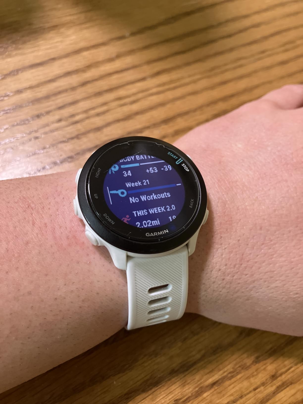 Forerunner 55, GPS Running Watch with Daily Suggested Workouts, Up to 2 Weeks of Battery Life, Black - 010-02562-00 customer photo 2