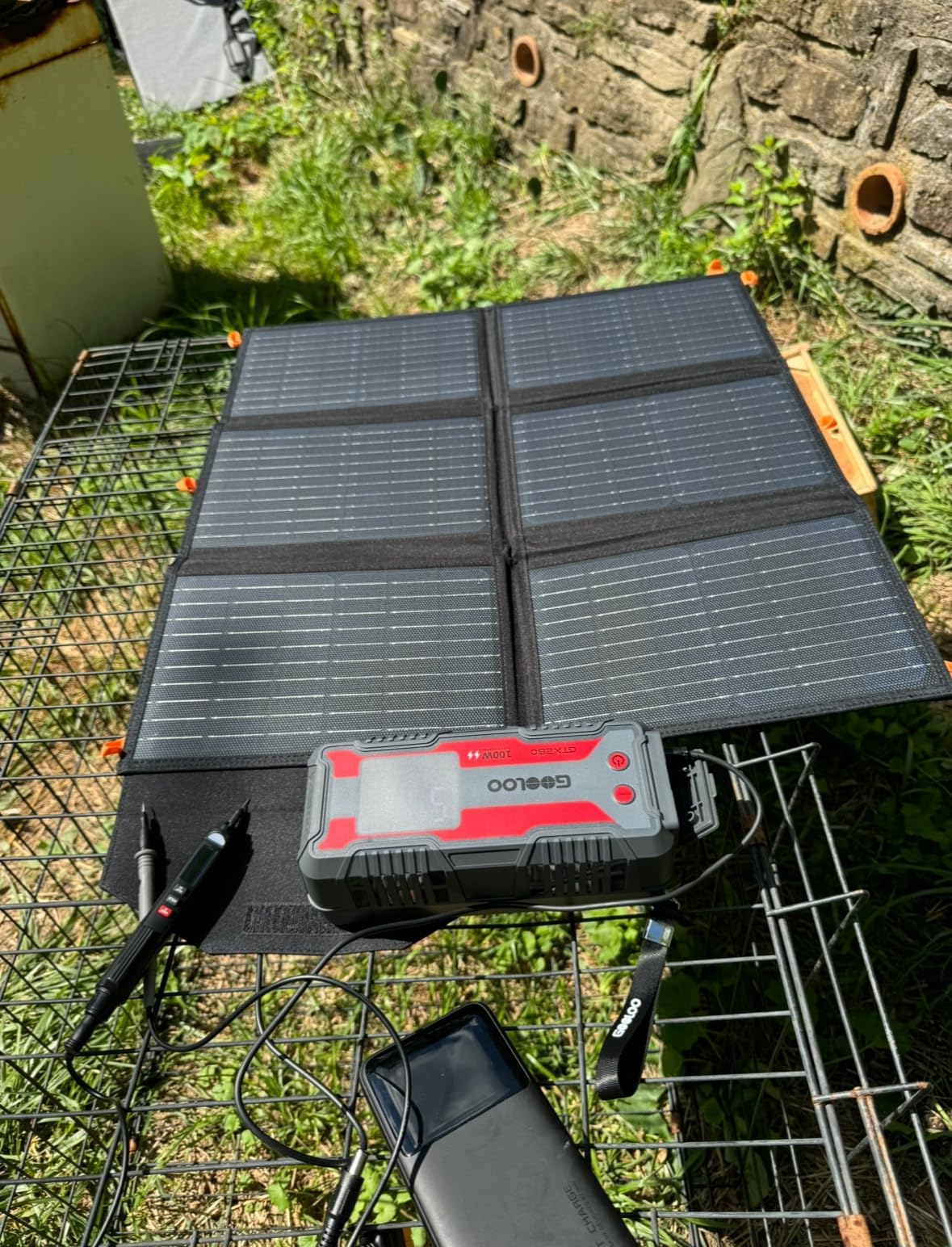 [Upgraded] FlexSolar 60W Portable Solar Panels Chargers QC3.0 USB-A USB-C DC5521 8mm Output Foldable IP65 Waterproof Power Emergency Camping for Small Power Station Generator Tablets Battery Packs customer photo 2