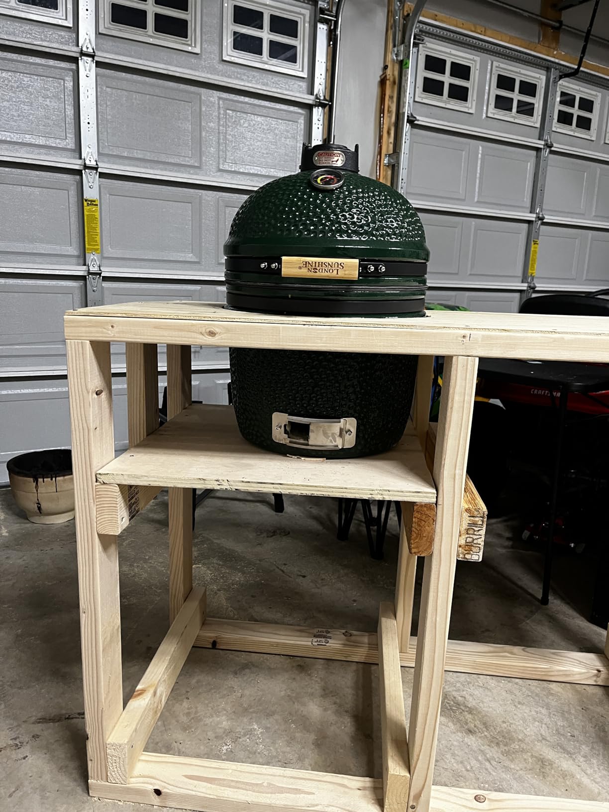 Ceramic Kamado Charcoal BBQ Grill and Smoker, Stainless Steel Grates -15