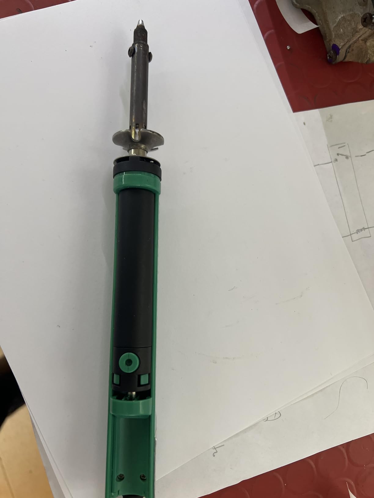 YIHUA 929D-V Electric Desoldering Soldering Iron Solder Sucker Desoldering Pump with Shorter Charging Handle and Desoldering Nozzles 1.0mm 1.2mm for Through-Hole Desoldering customer photo 1