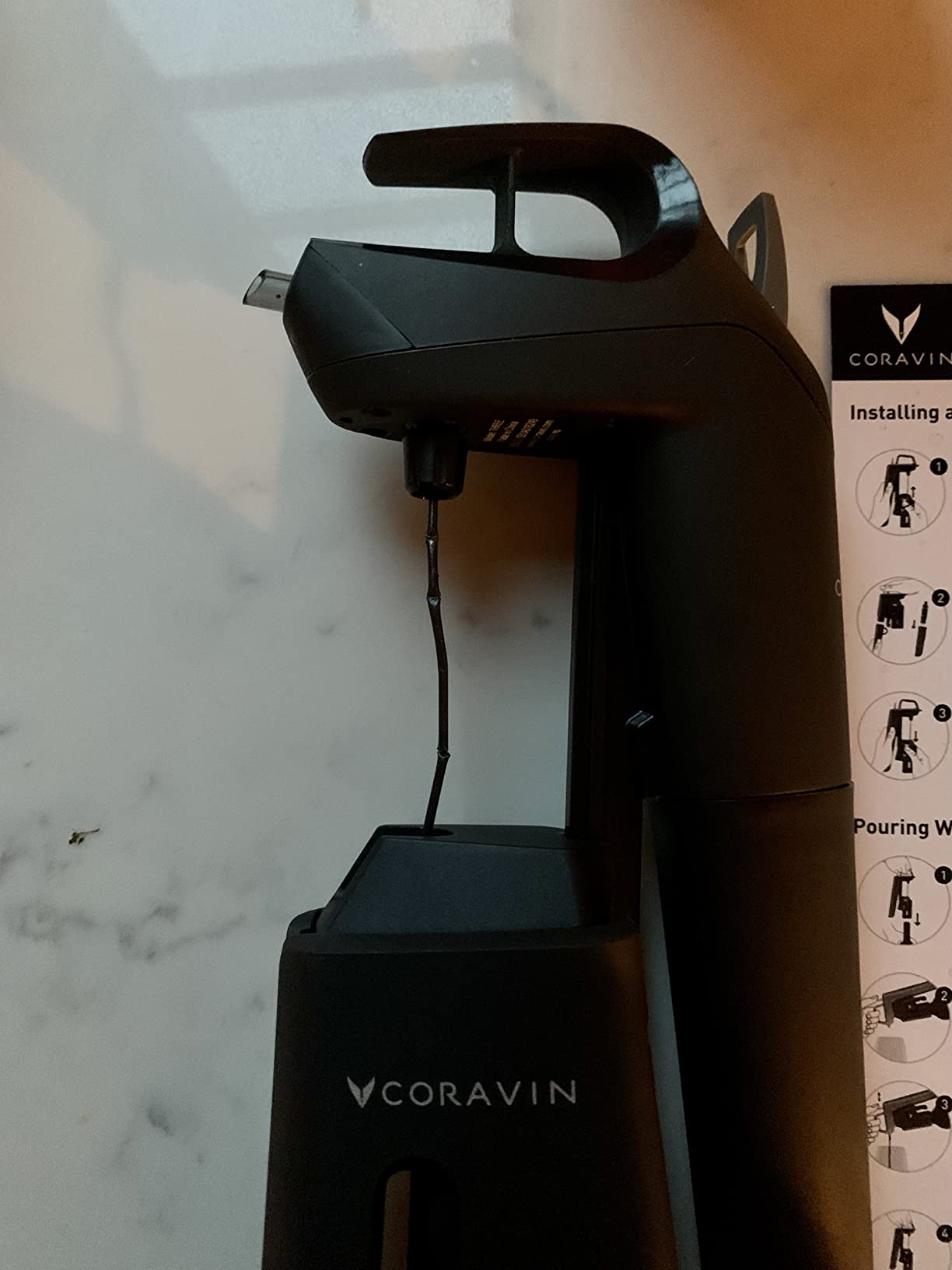 Coravin Timeless Three Plus Wine Preservation System- Black customer photo 1