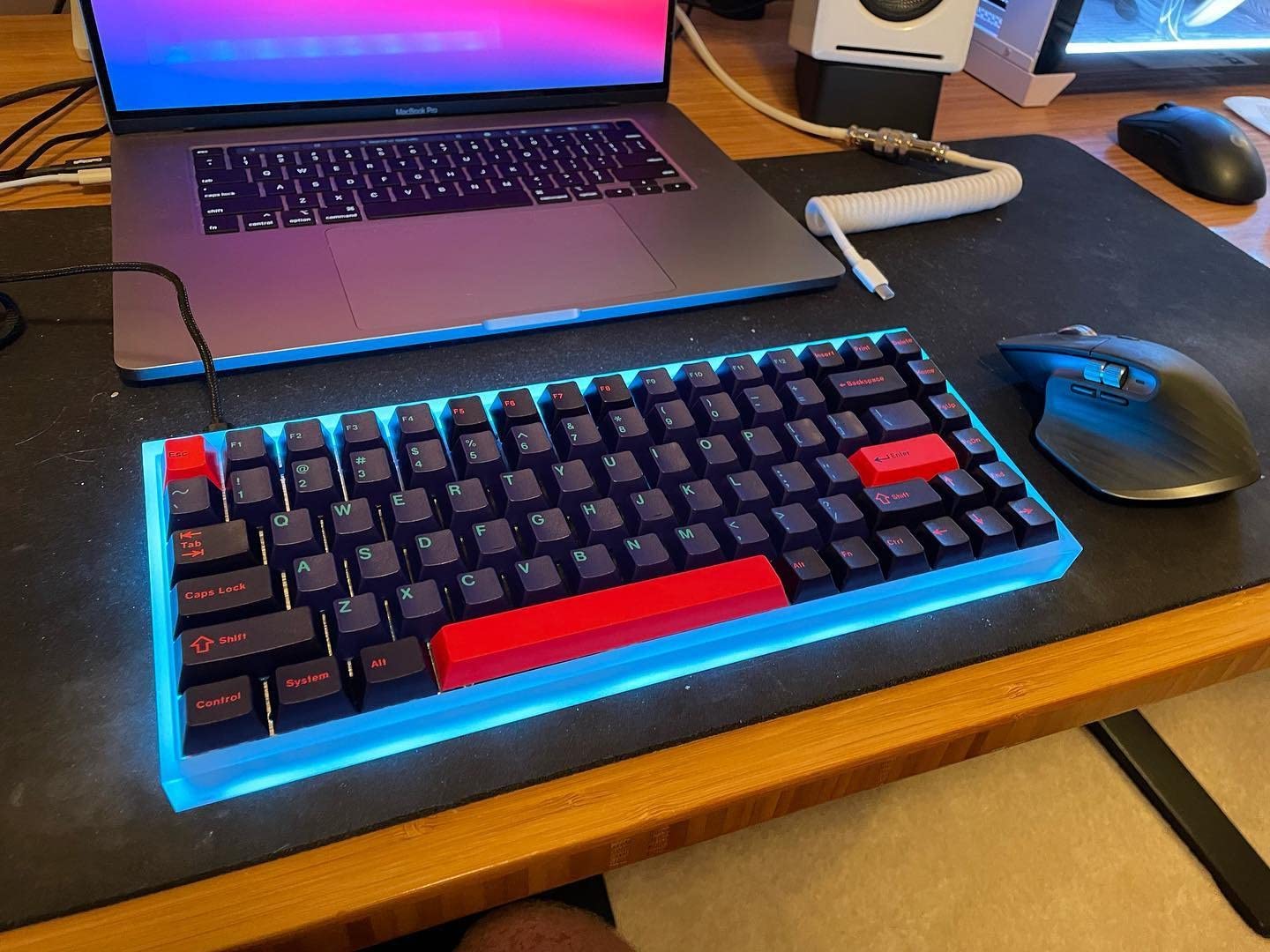 Drop + MiTo GMK Laser Custom Mechanical Keyboard Keycap Set - 120-keys, Doubleshot, Cherry Profile, for 60%, 65%, and TKL Layouts, etc. customer photo 1