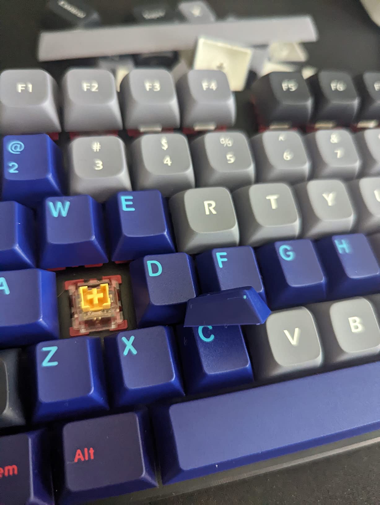 Drop + MiTo GMK Laser Custom Mechanical Keyboard Keycap Set - 120-keys, Doubleshot, Cherry Profile, for 60%, 65%, and TKL Layouts, etc. customer photo 2