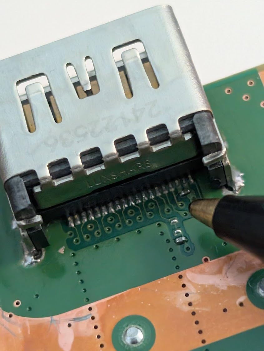 IRIDESCENT 4Pcs HDMI Port Replacement for PlayStation 5, HDMI Display Socket Connector Jack for Sony PS5 Console (Silver - 4 Pcs) customer photo 1