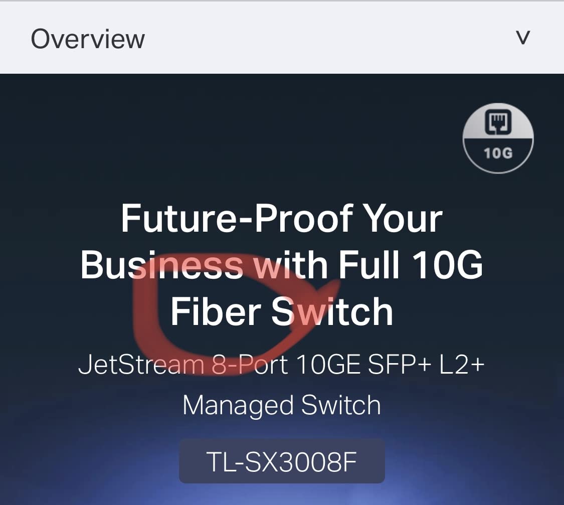 TP-Link Omada SX3008F 8 Port 10G SFP+ Enterprise Level Switch L2+ Smart Managed, Omada SDN Integrated customer photo 1