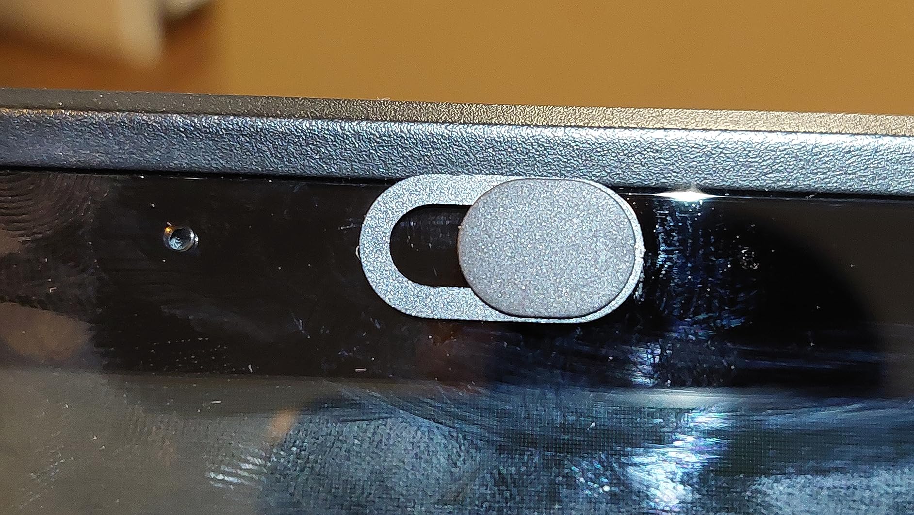 Laptop Camera Cover Slide, Phone Camera Cover Slide, 6 Pack Ultra Thin Webcam Cover Slide for Laptop, Desktop, PC, Tablet, Smartphone, Protect Your Privacy and Security(Black) customer photo 1